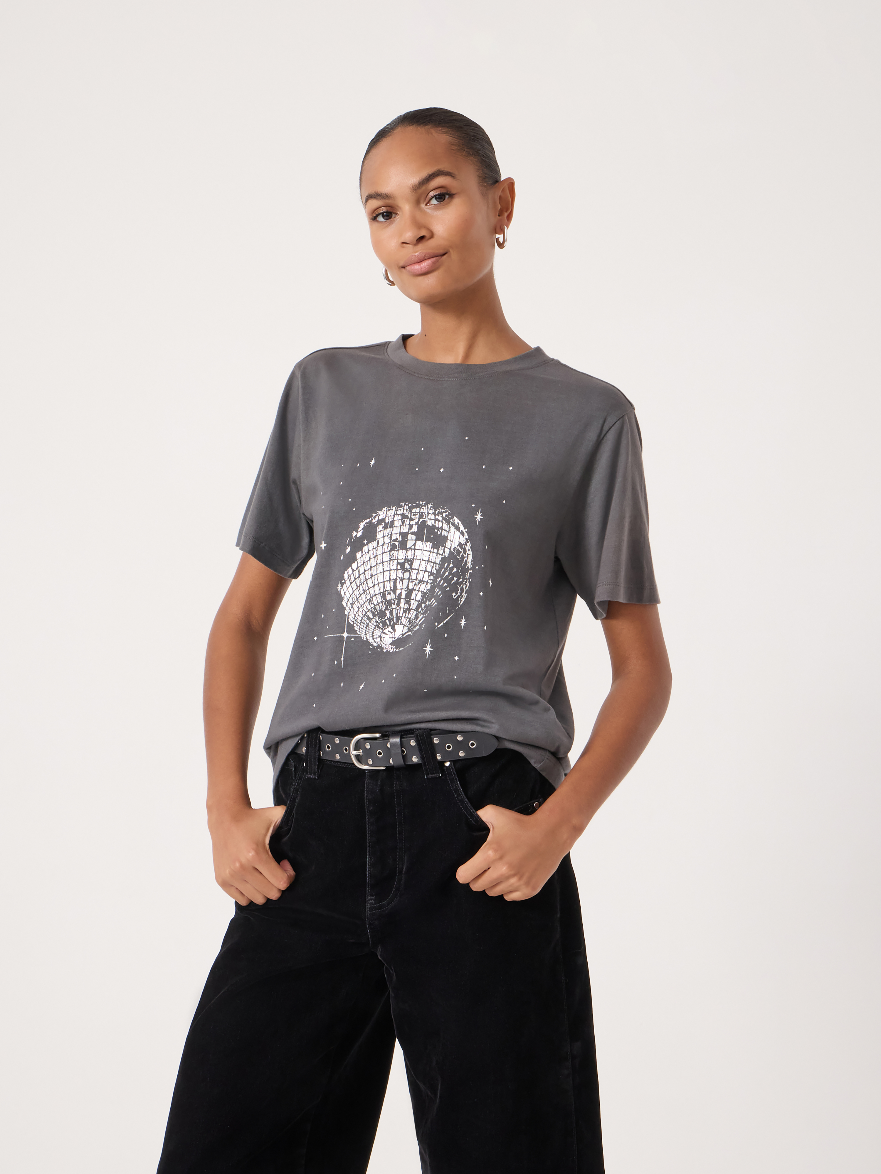 Disco Ball Graphic T-Shirt