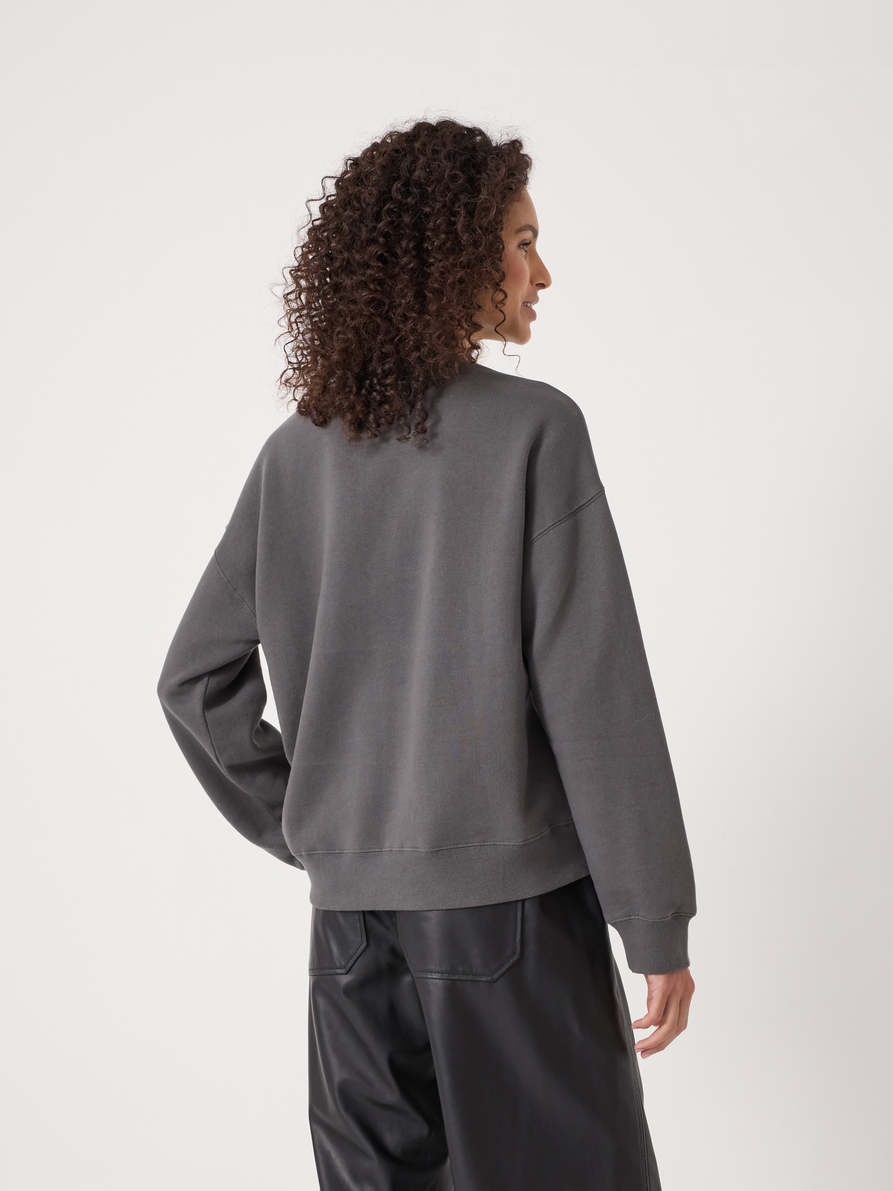 Metallic Star Graphic Sweatshirt