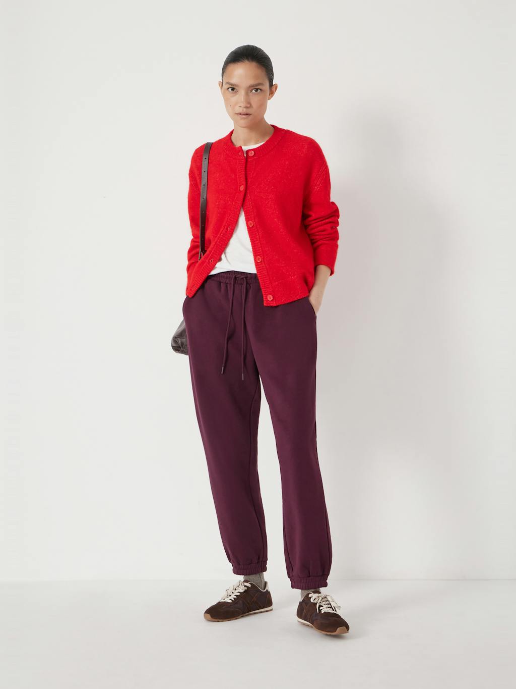 013752-2805-02 Juni Crew Neck Wool Blend Cardigan