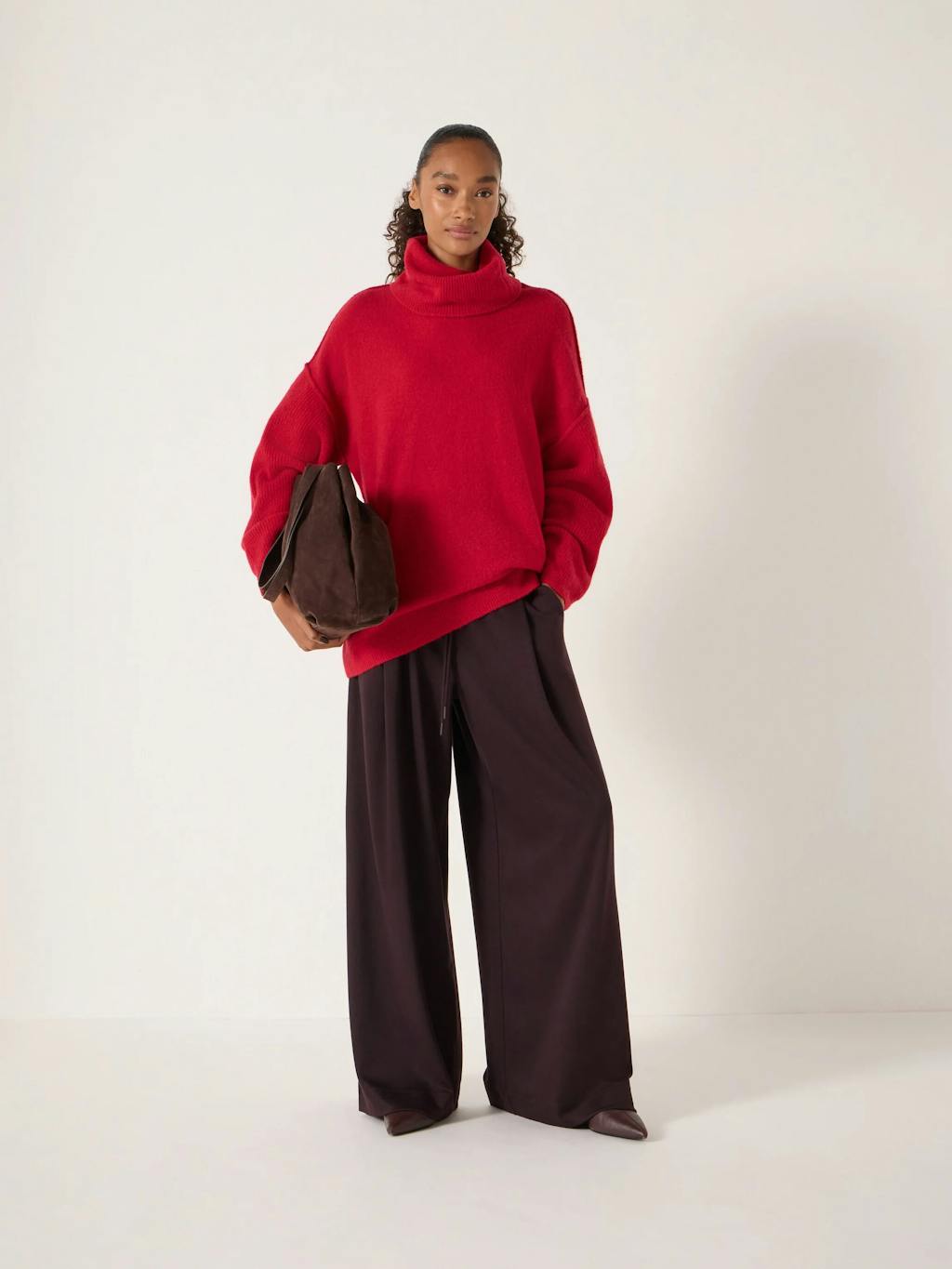 014200-1064-01 Meryl Wool Blend Roll Neck Jumper