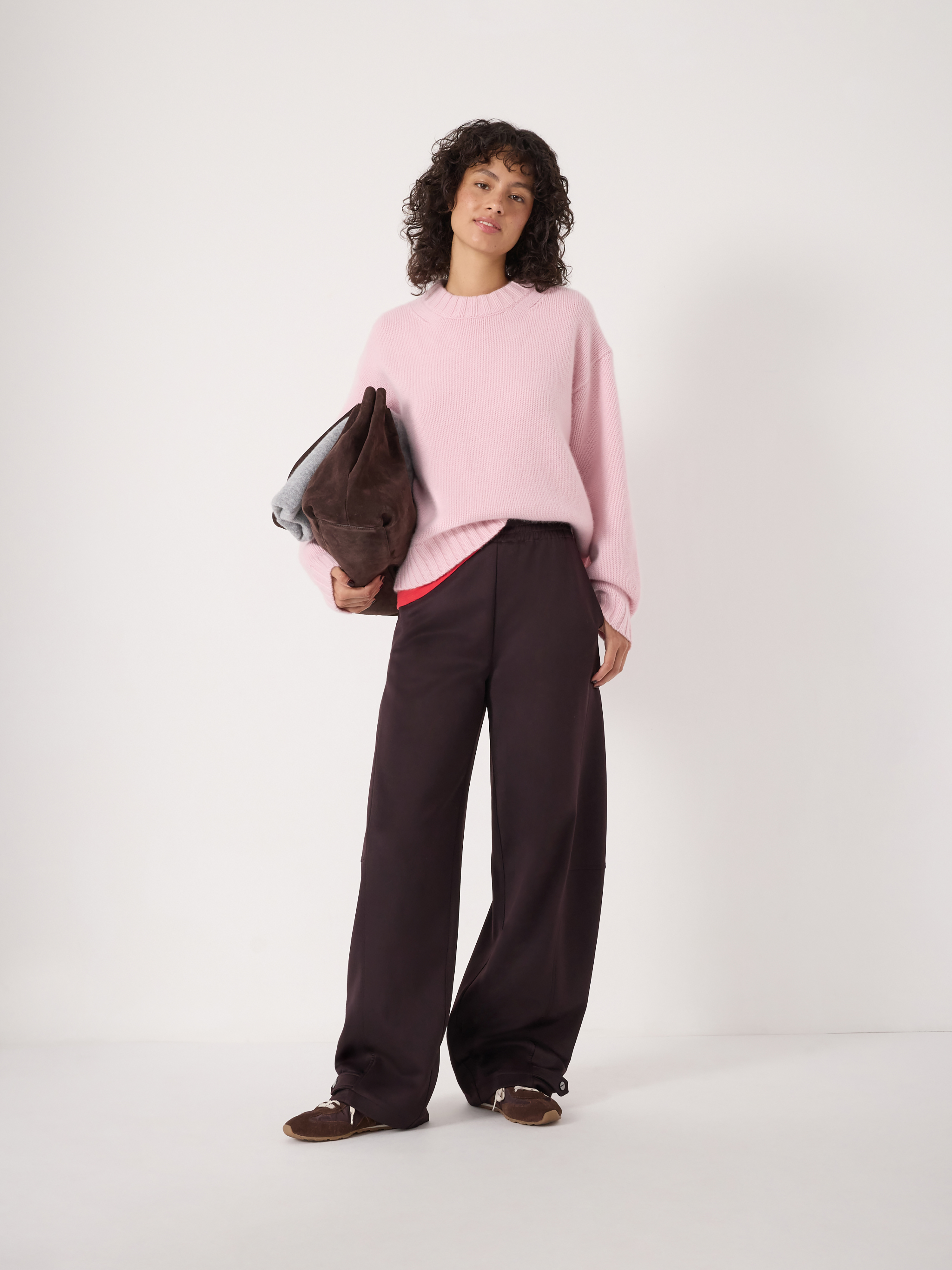 Cora Relaxed Chunky Cashmere Crew Jumper