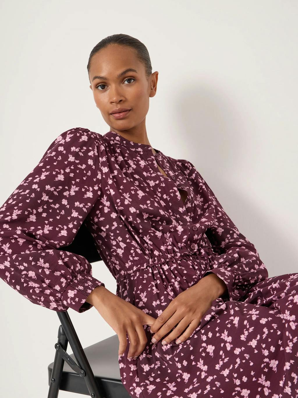 014282-4896-04 Long Sleeve Air Flow Shirt Dress