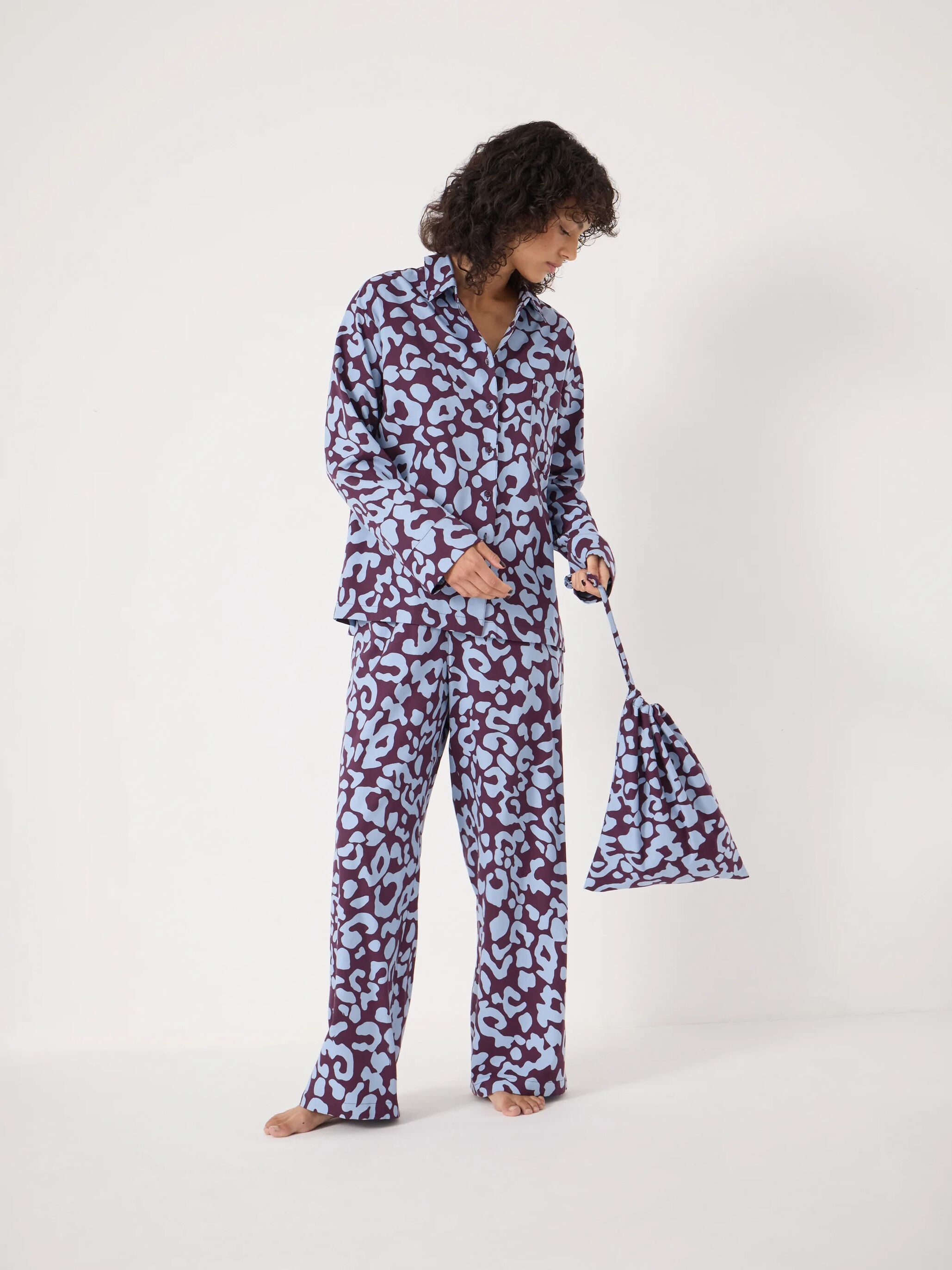 Brushed Cotton Animal Print Pyjamas
