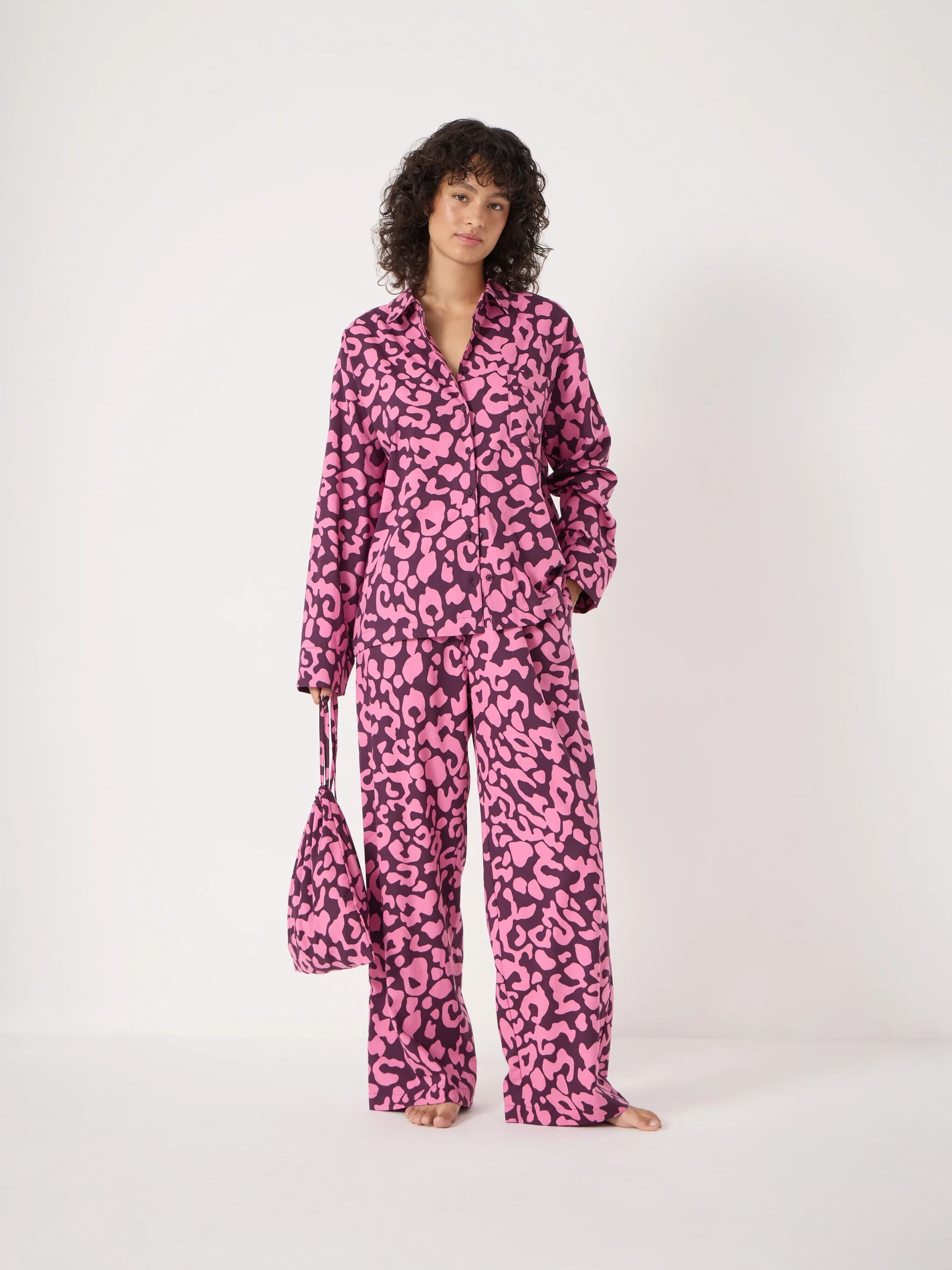 Brushed Cotton Animal Print Pyjamas