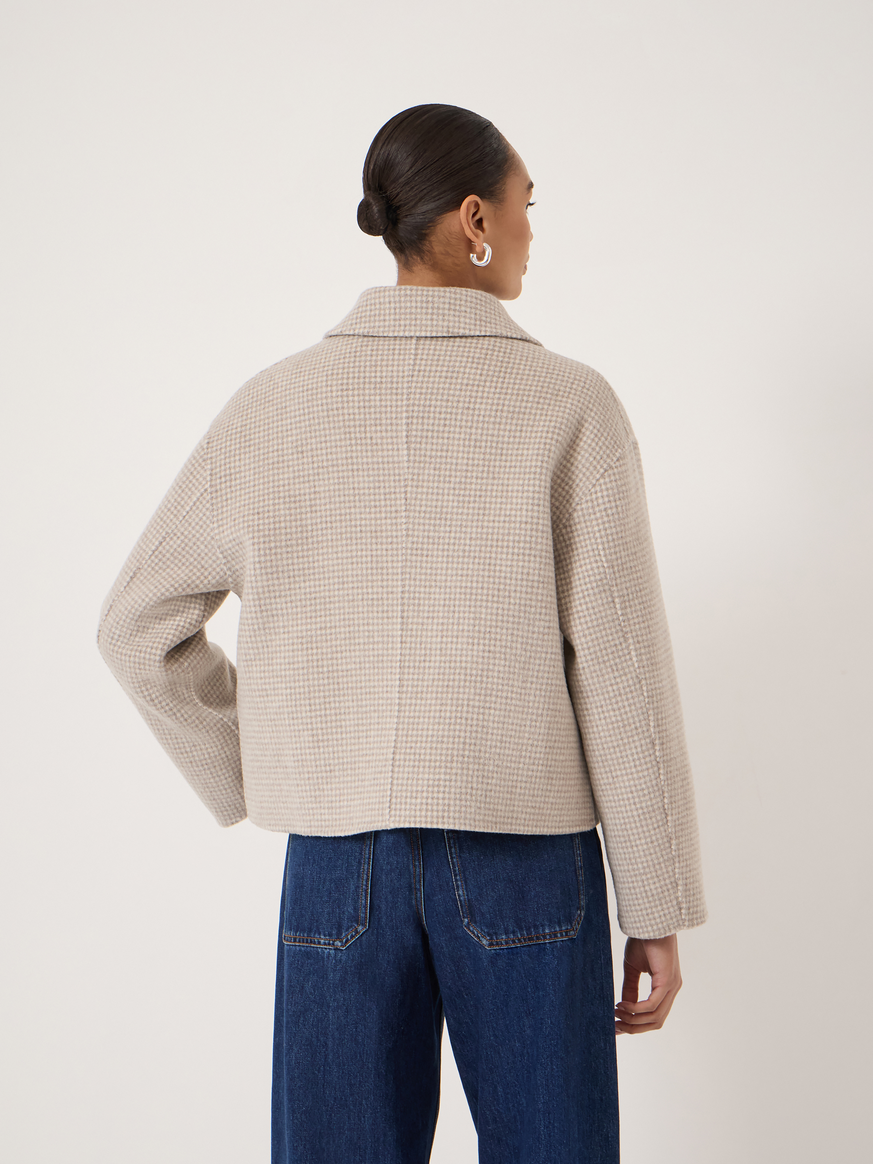 Checked Double Faced Jacket