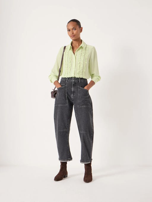 Chiffon Ruffle Blouse