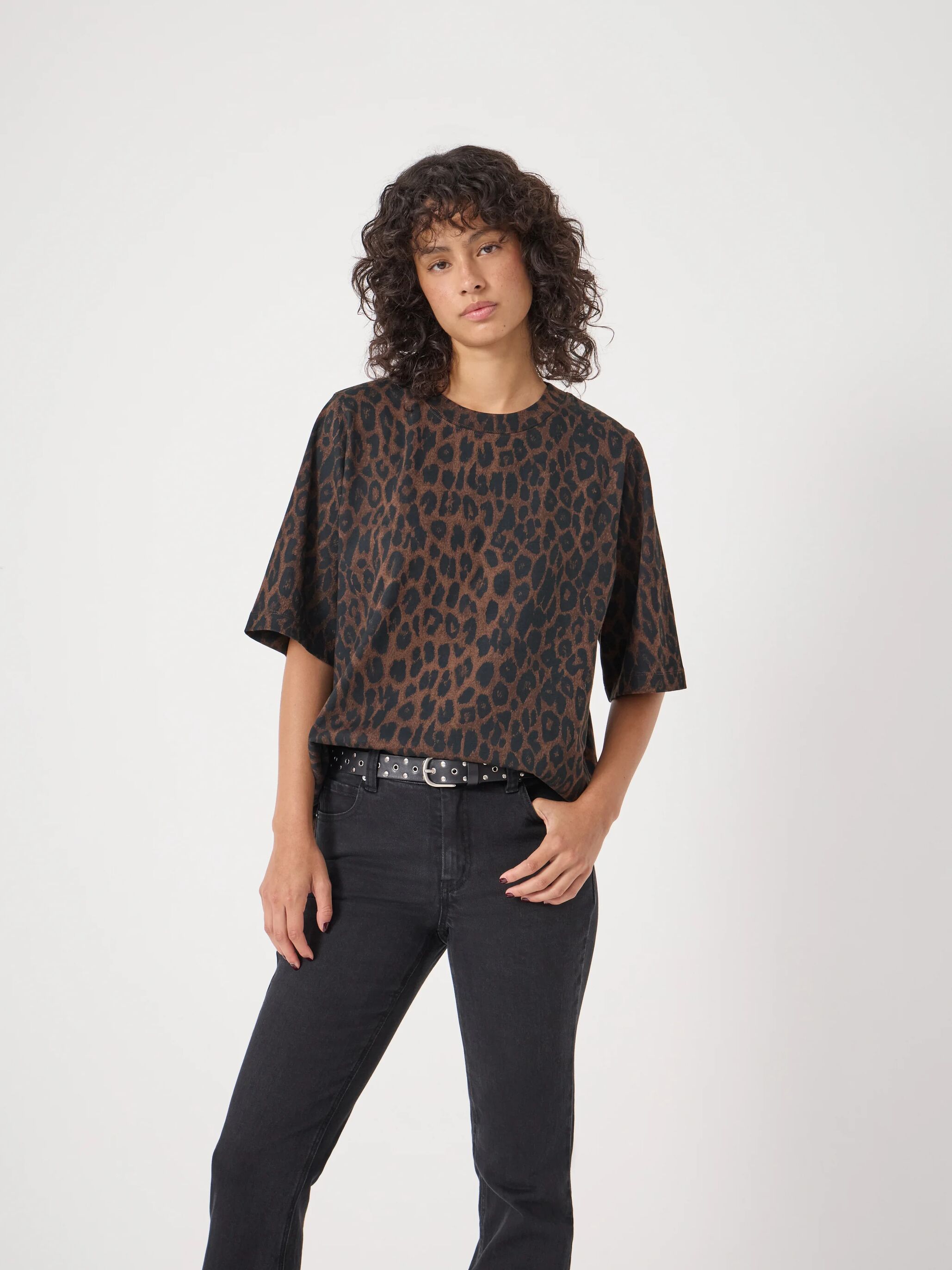 Romina Leopard Print T-Shirt