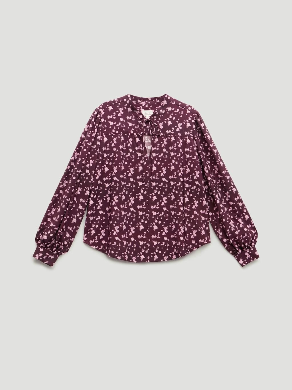 014243-4896-07 Harlow Tie Front Detail Blouse