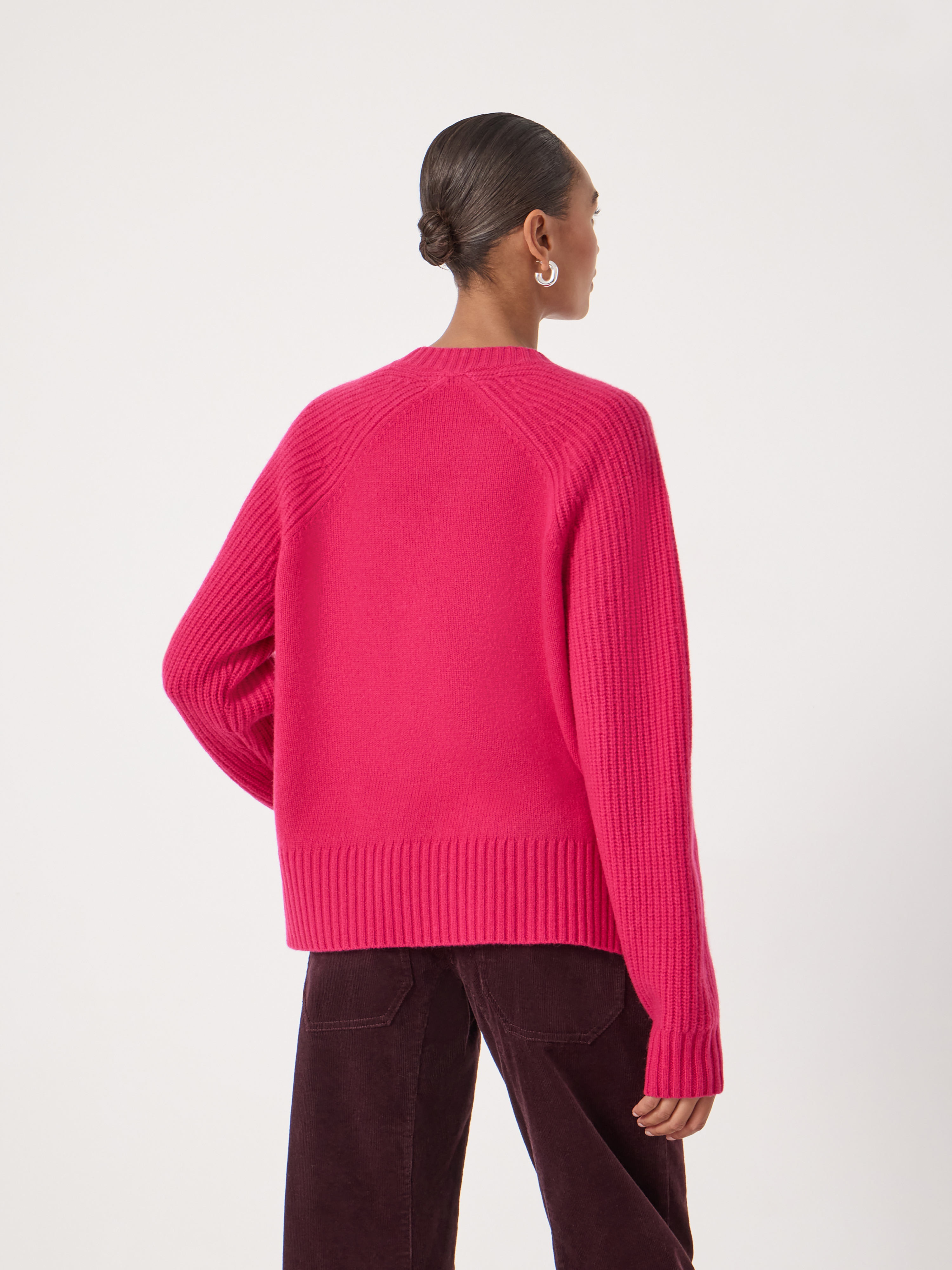 Mira Merino Wool Detachable Roll Neck Jumper