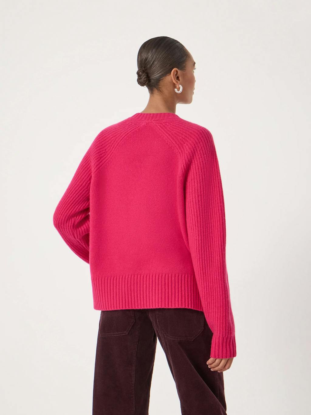 014402-1134-03 Mira Merino Wool Detachable Roll Neck Jumper