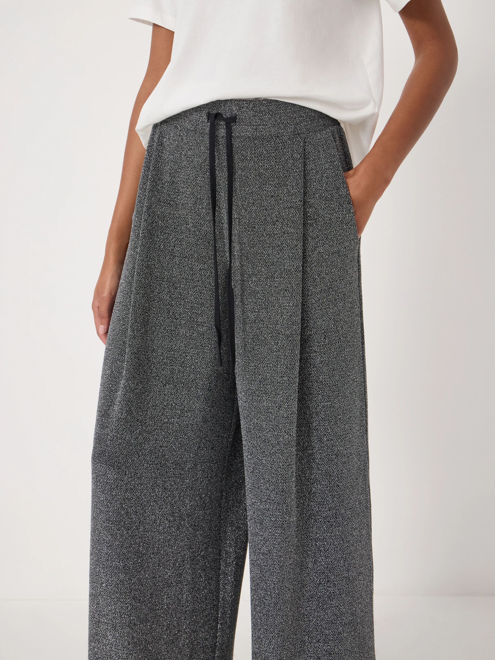Taylor Metallic Wide Leg Trousers