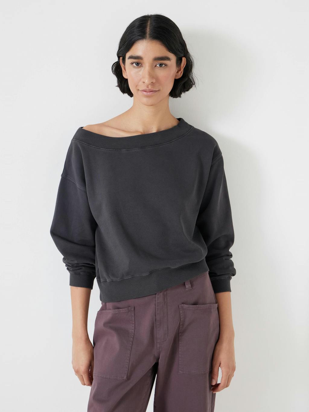 013388-4800-01 Carlota Off Shoulder Sweatshirt