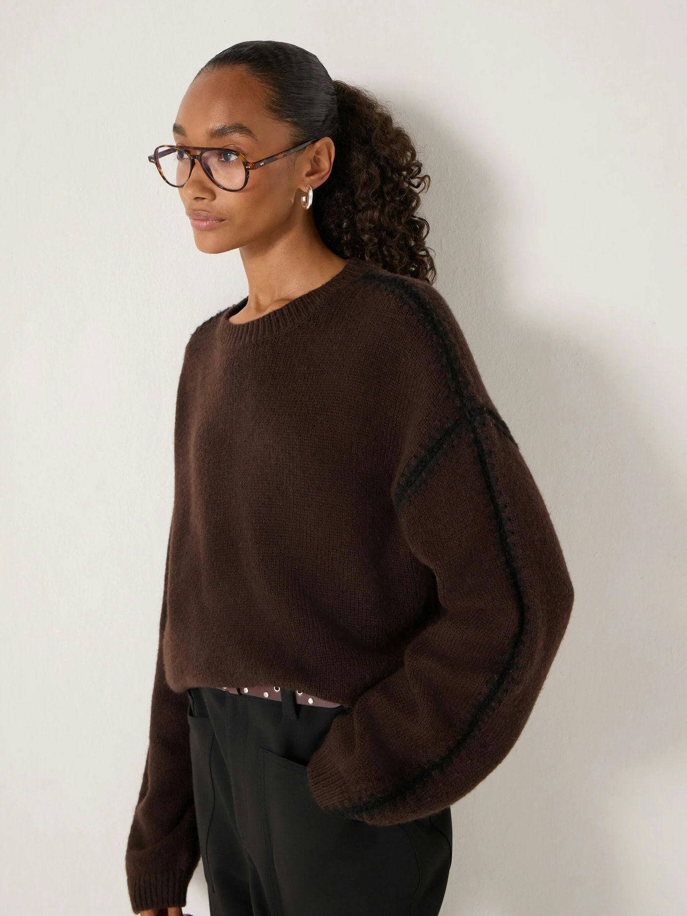 014202-0450-02 Whitney Whipstitch Knitted Jumper