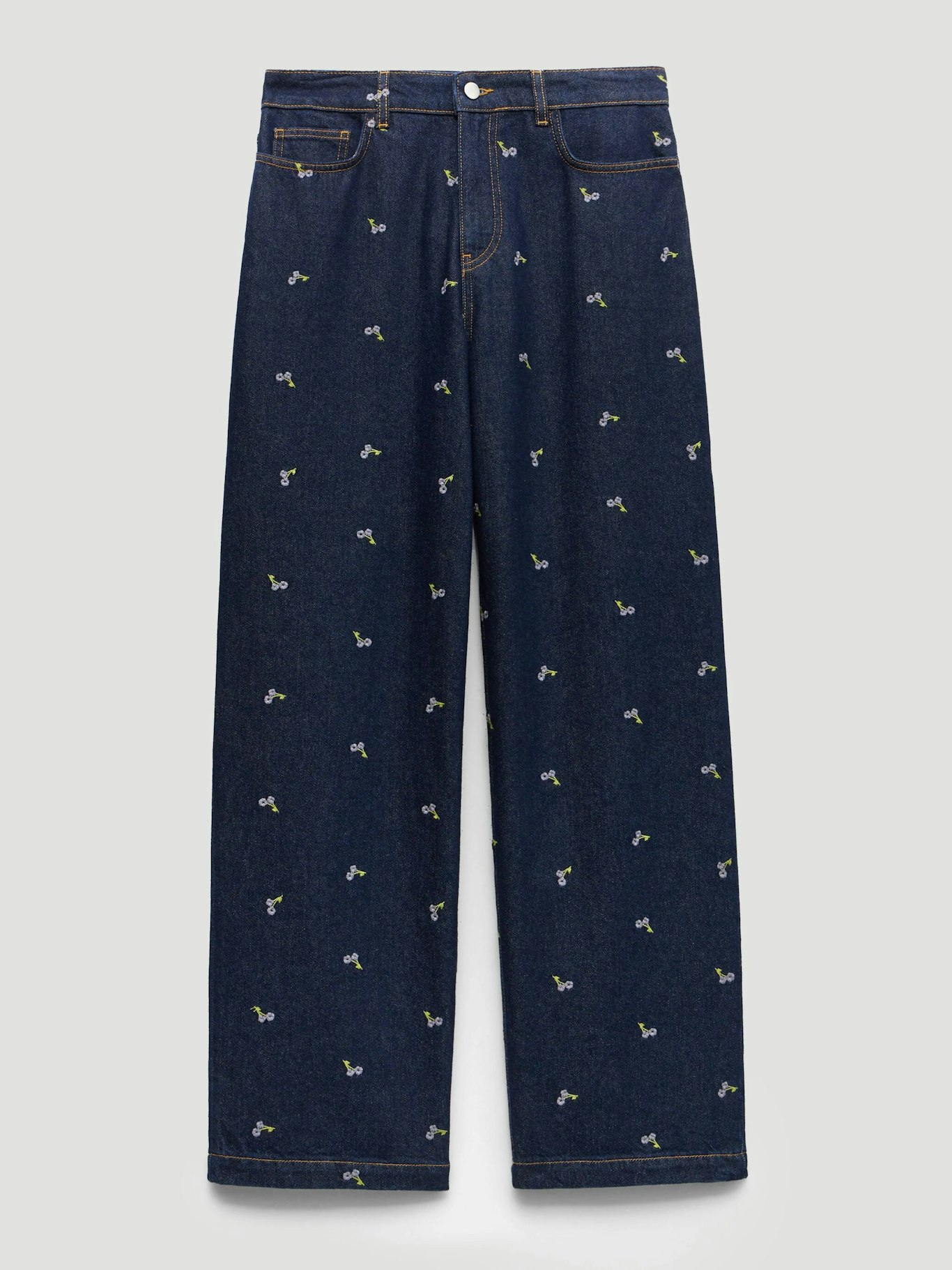 014650-4519-07 Romy Embroidered Floral Jeans