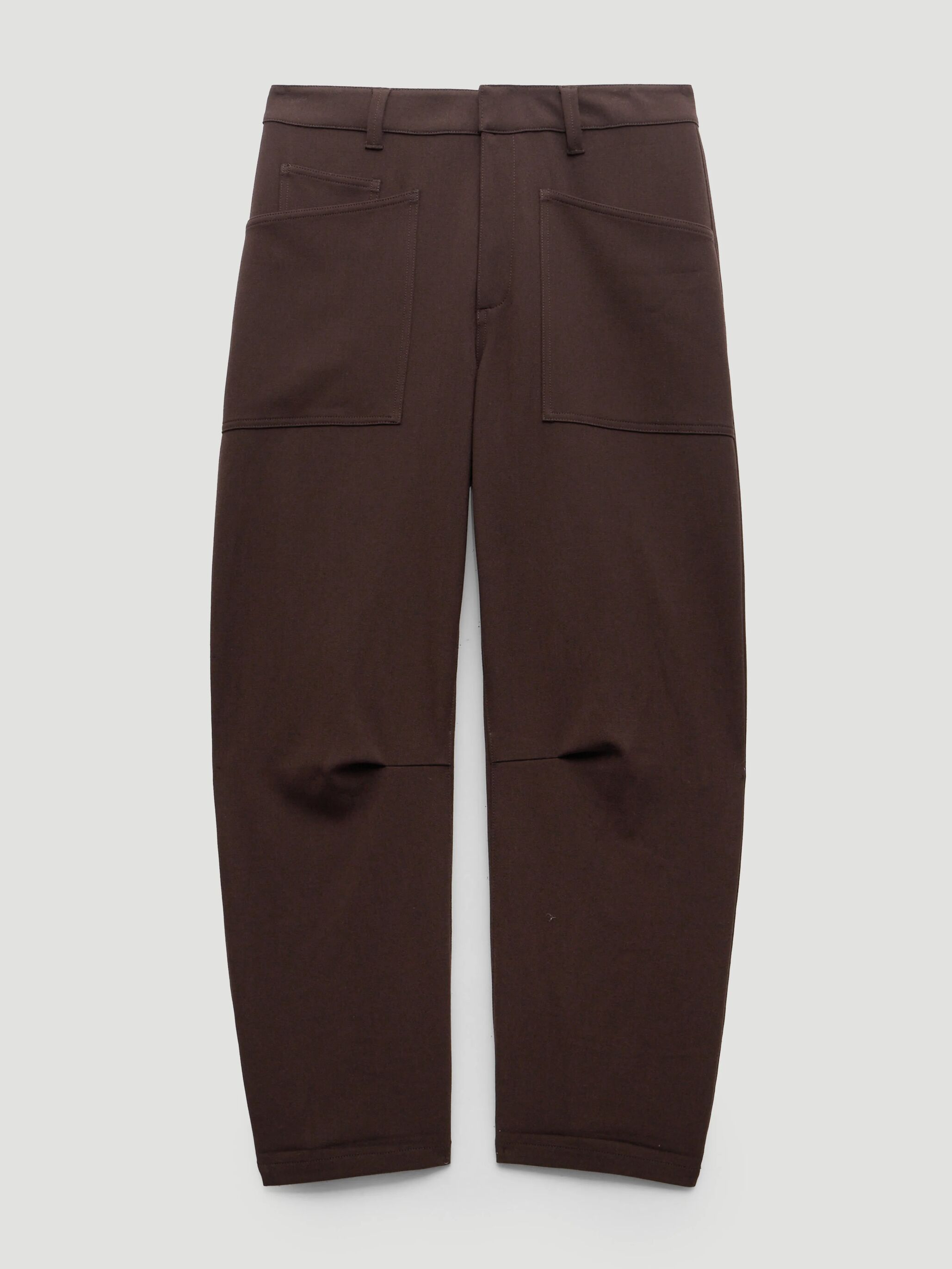 Tailored Cordi Barrel Leg Trousers