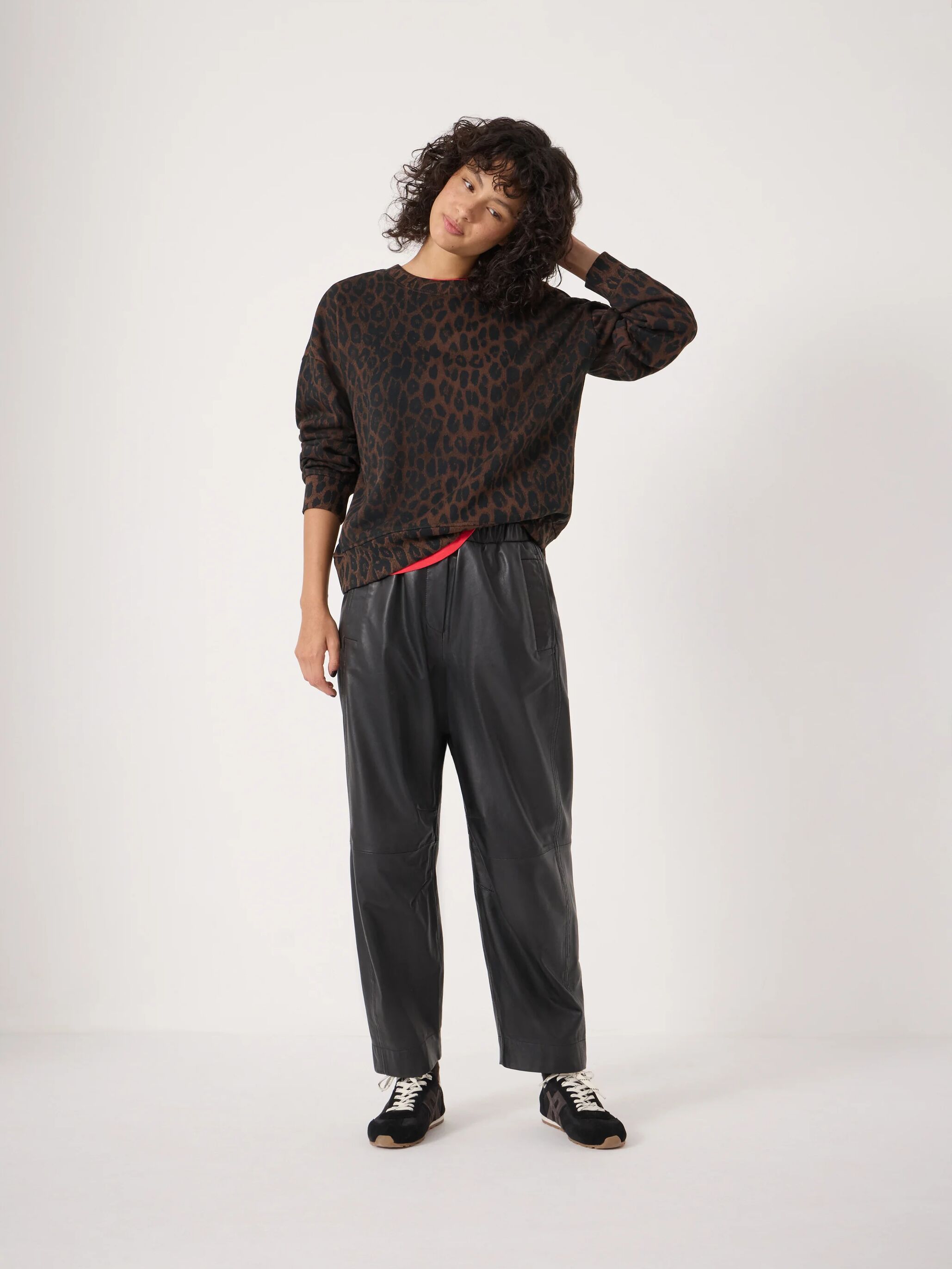 Leopard Print Sweatshirt