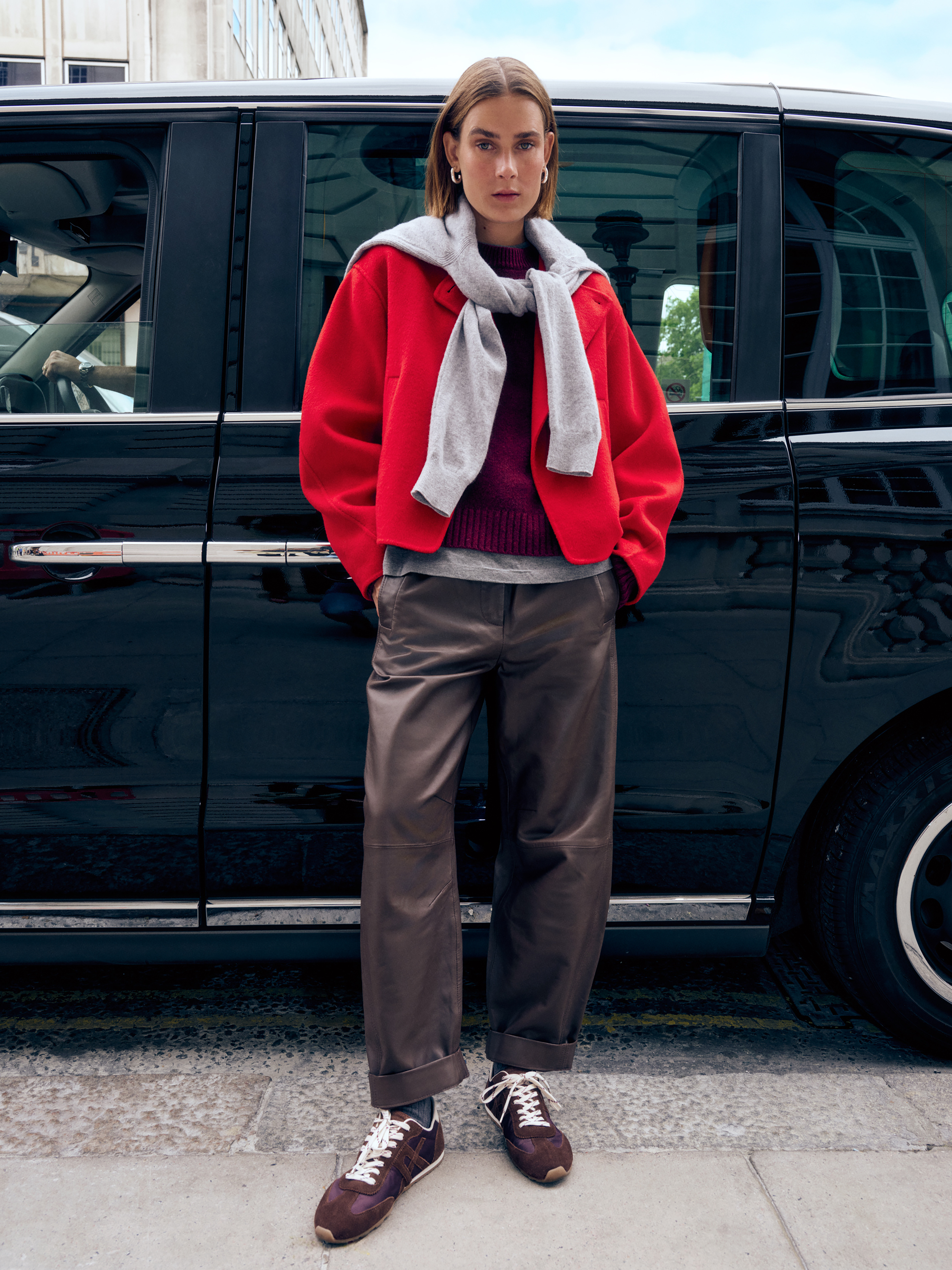 Pure Wool Double Faced Collarless Jacket