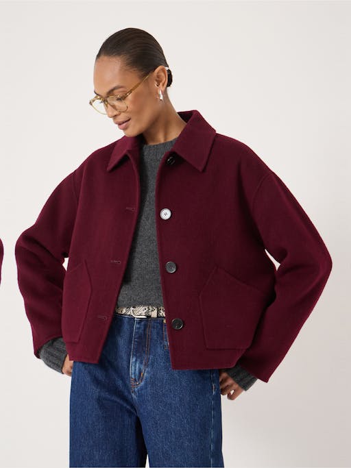 Pure Wool Double Faced Jacket