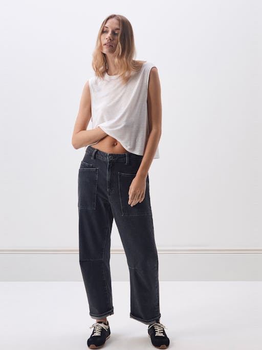 Cordi Barrel Leg Jeans