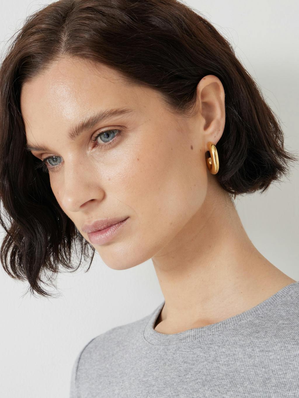 013855-3037-02 Chubby Hoop Earrings