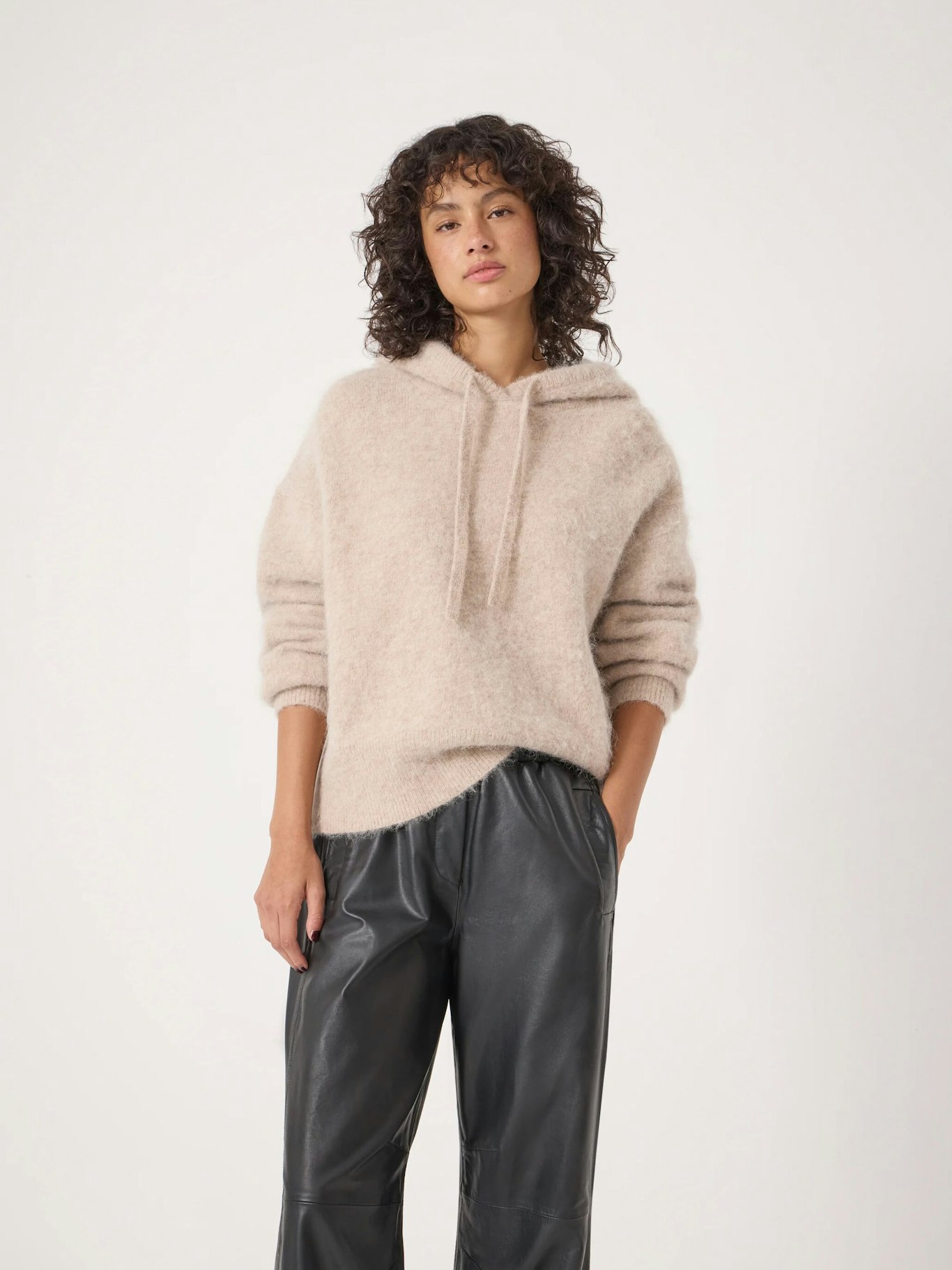 014203-2860-01 Hazel Alpaca Wool Hoodie