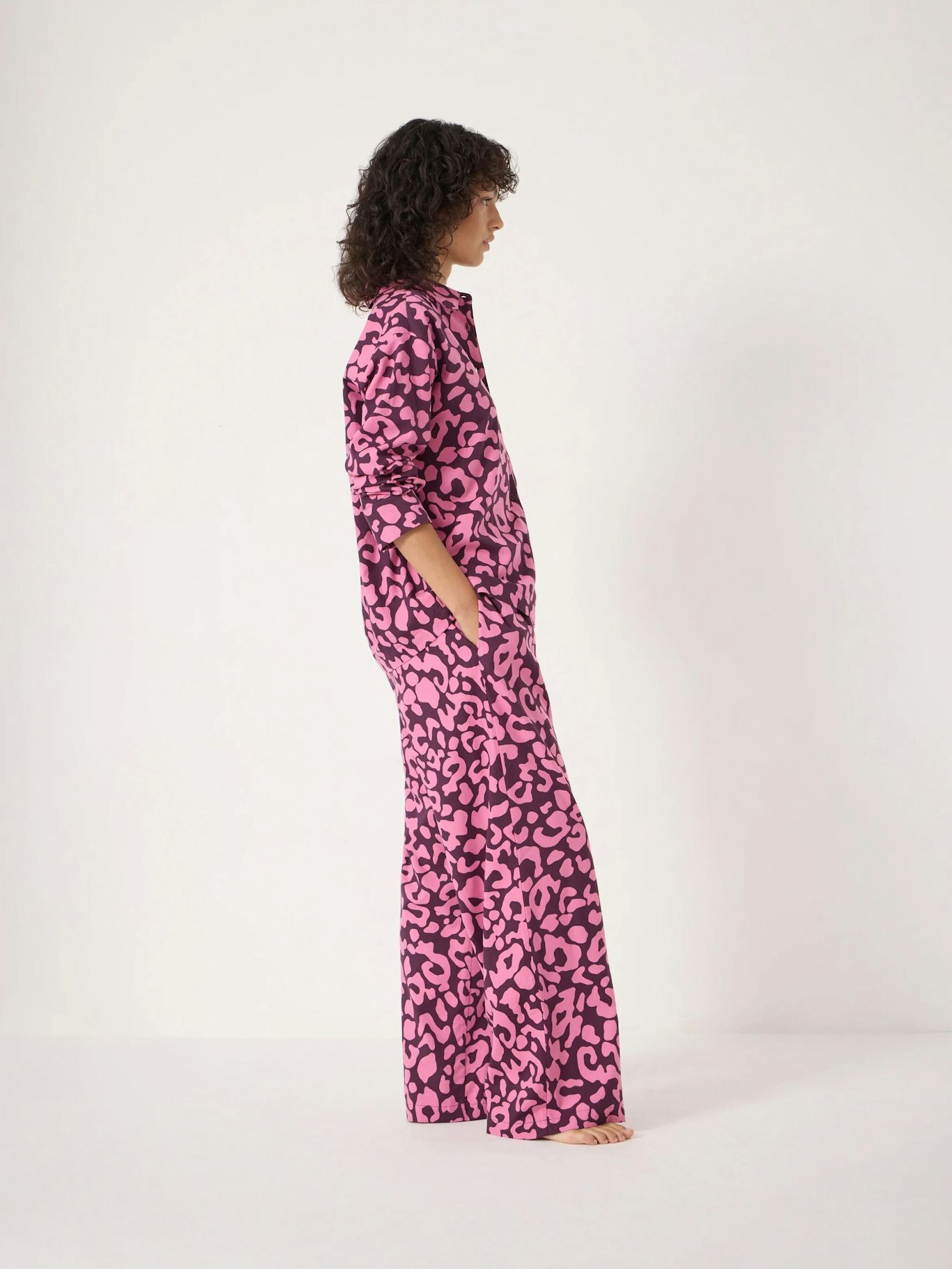 014046-4856-03 Brushed Cotton Animal Print Pyjamas