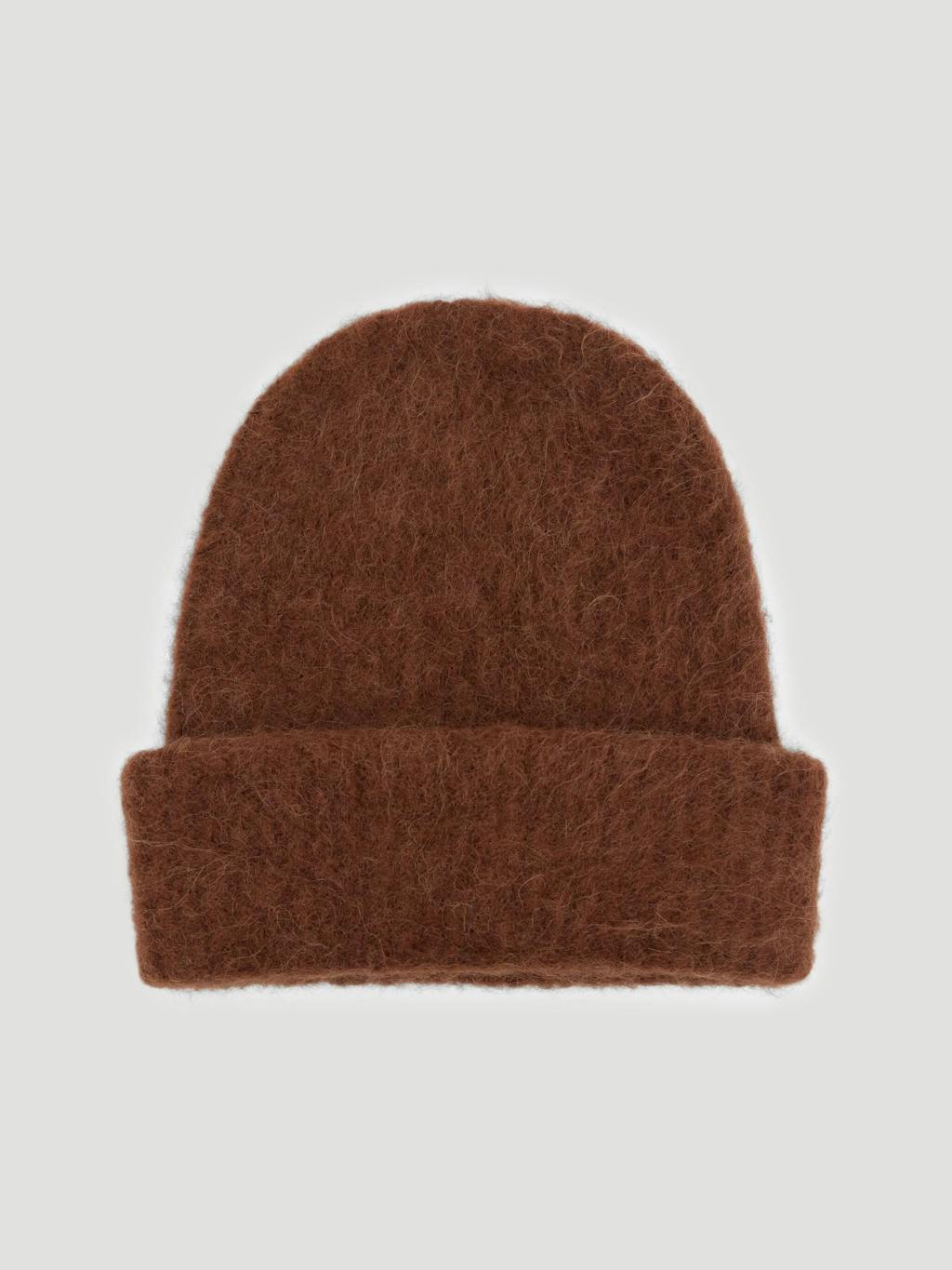 014170-3203-04 Alpaca-Blend Ribbed Beanie