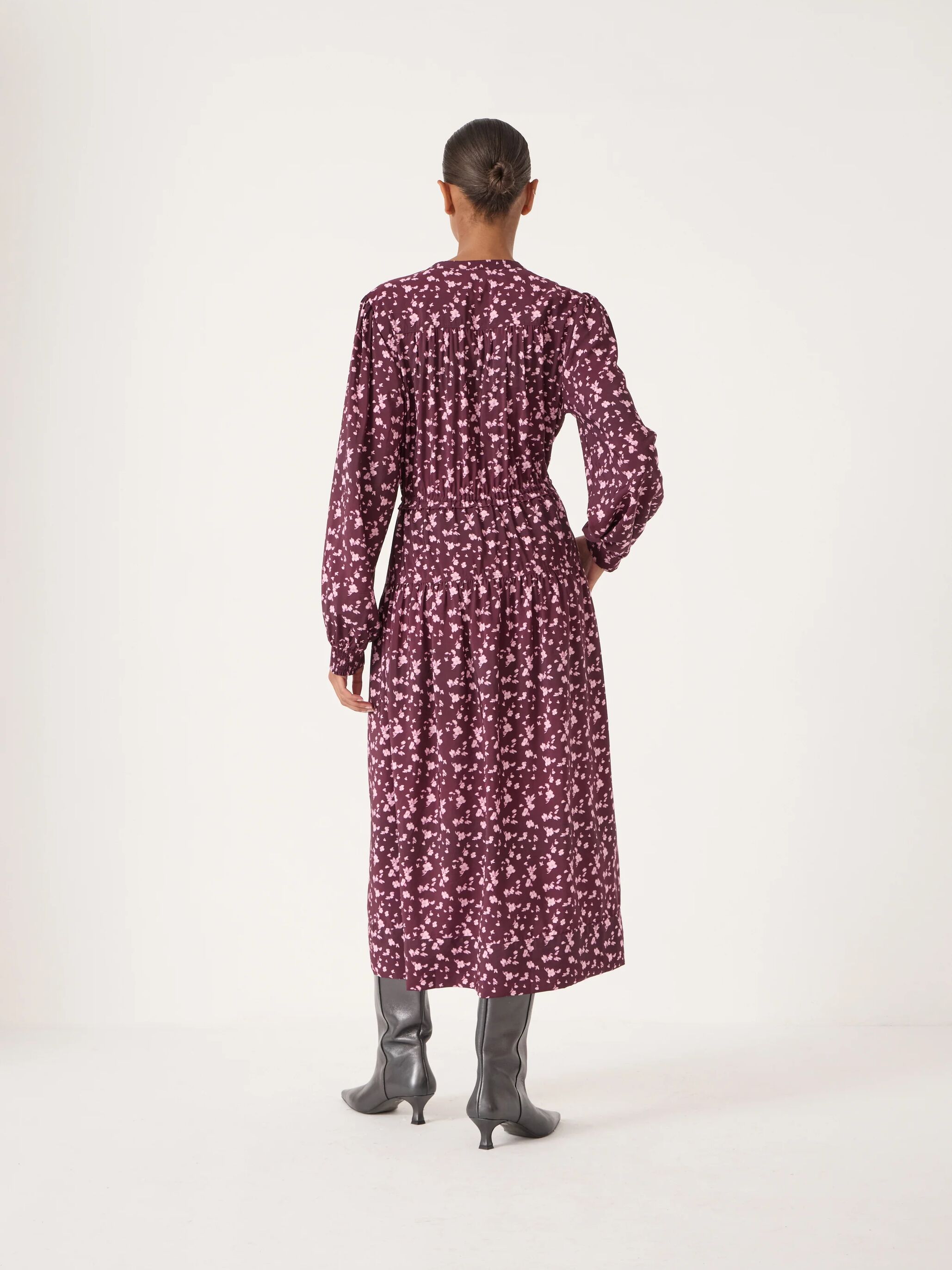 Long Sleeve Air Flow Shirt Dress