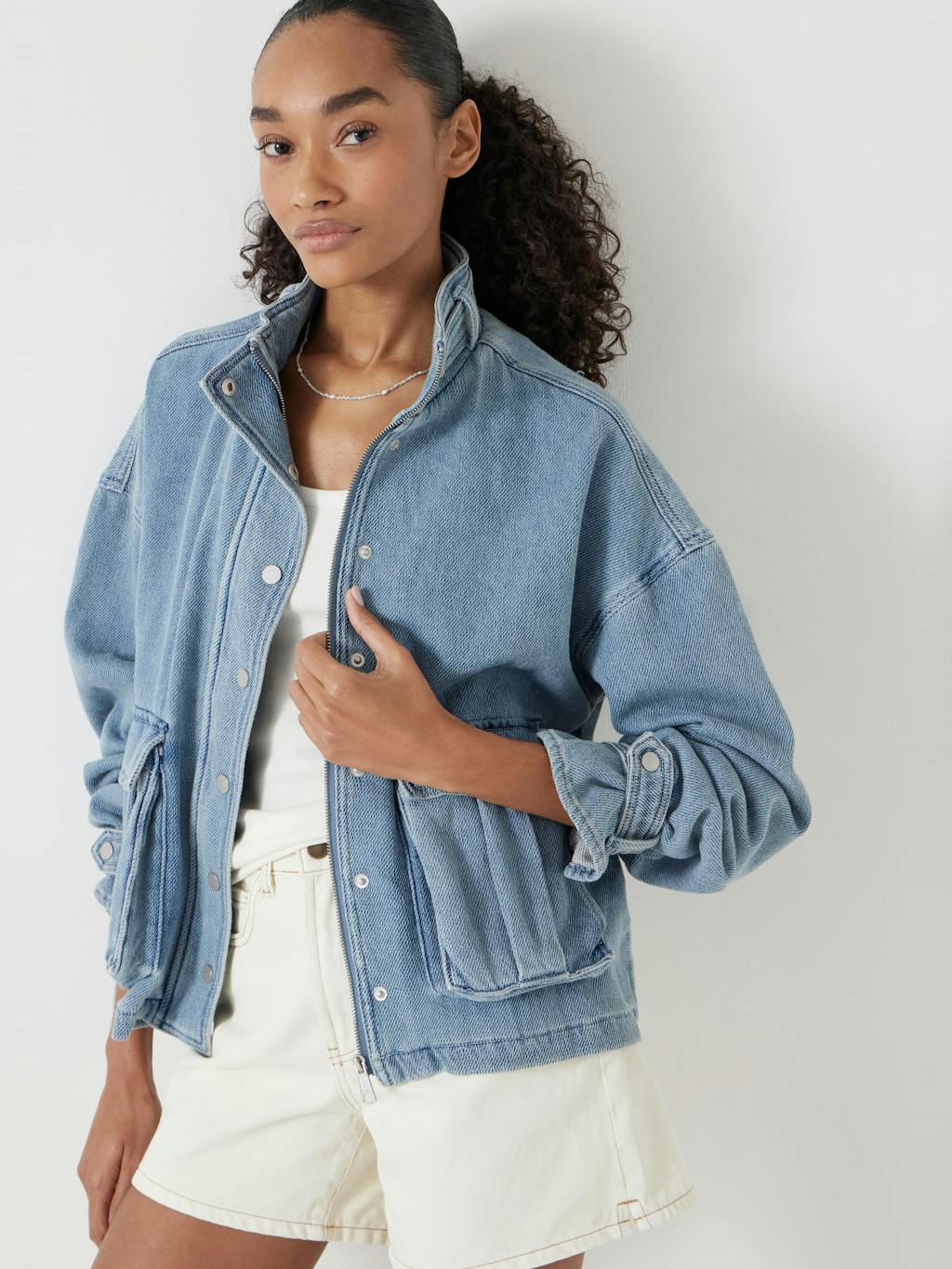 012625-3014-01 Supersoft Denim Melinda Jacket