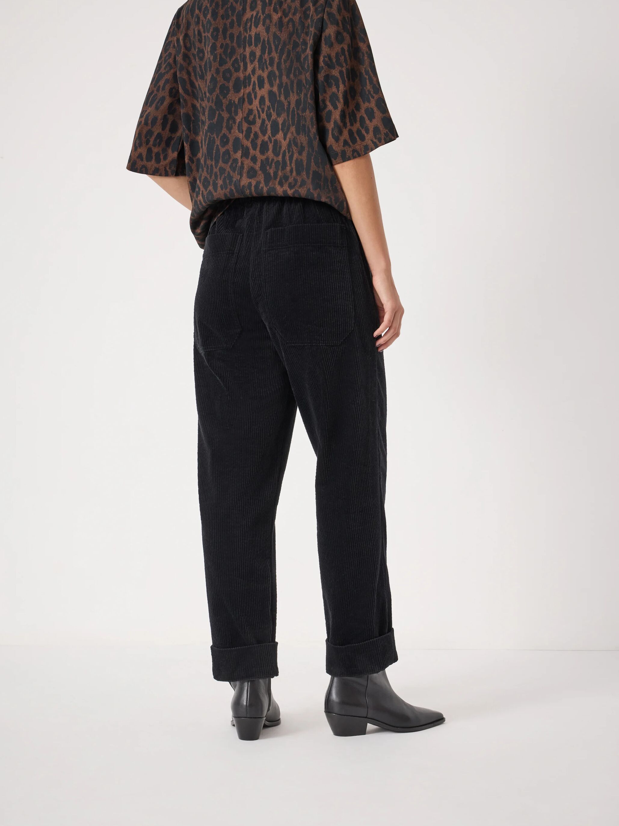 Liza Cord Joggers | Black | hush