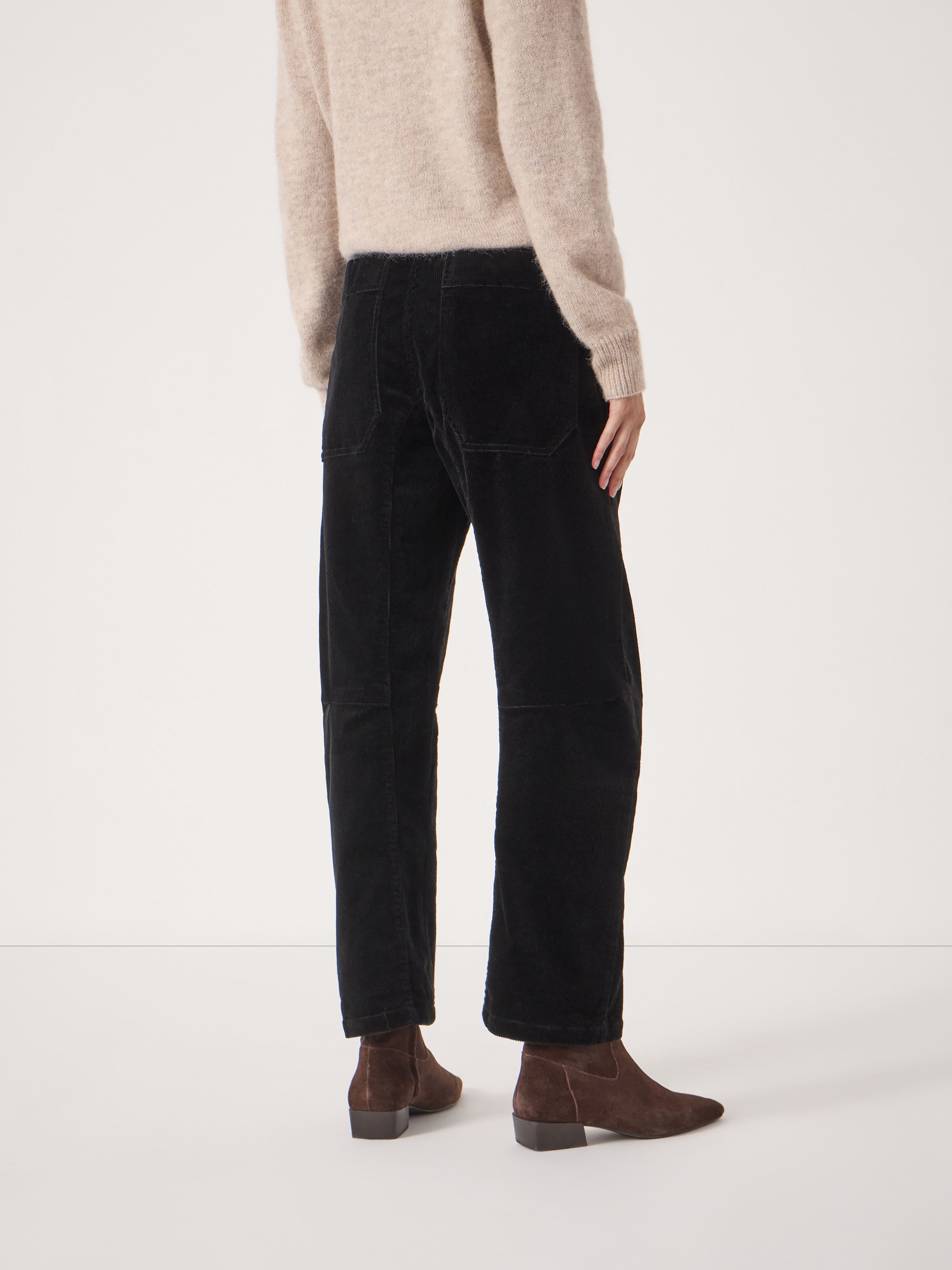 Corduroy Cordi Barrel Leg Trousers