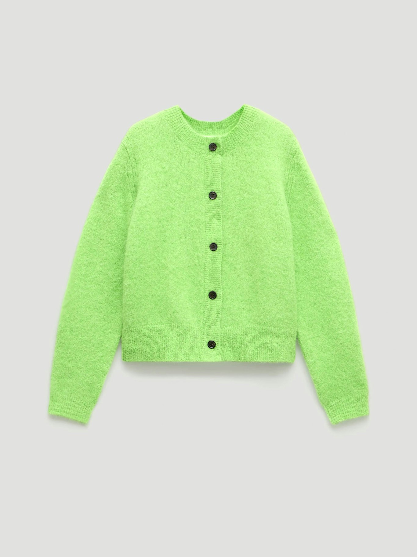 013929-2141-07 Perrin Crew Neck Alpaca Wool Cardigan