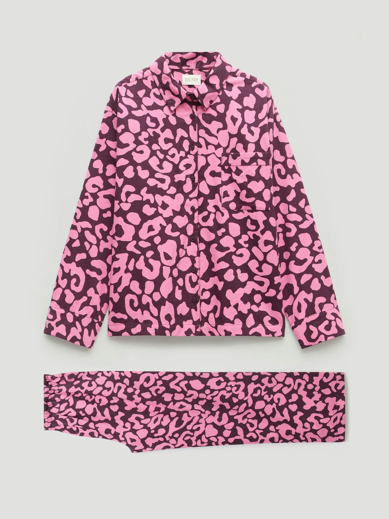 014046-4856-07 Brushed Cotton Animal Print Pyjamas