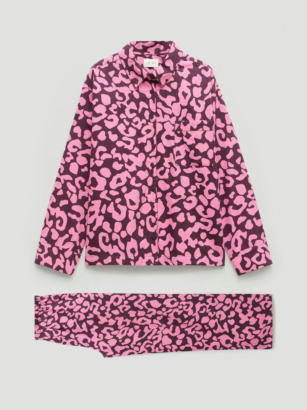 014046-4856-07 Brushed Cotton Animal Print Pyjamas