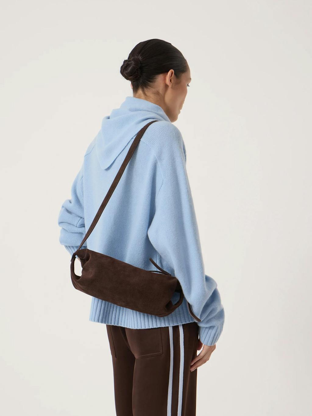 014638-0533-03 Suede Barrel Bag