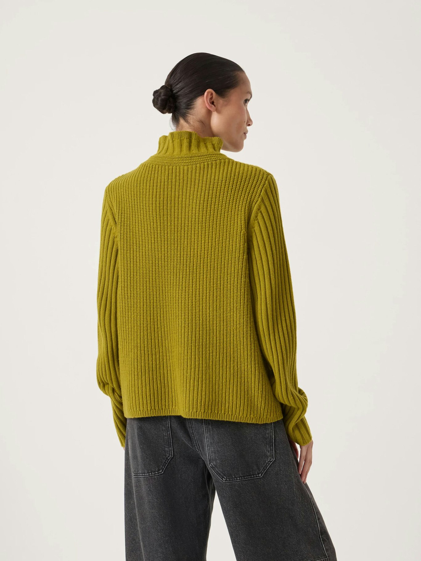 014781-3431-03 Kiley Wool Blend Frill Trim Jumper