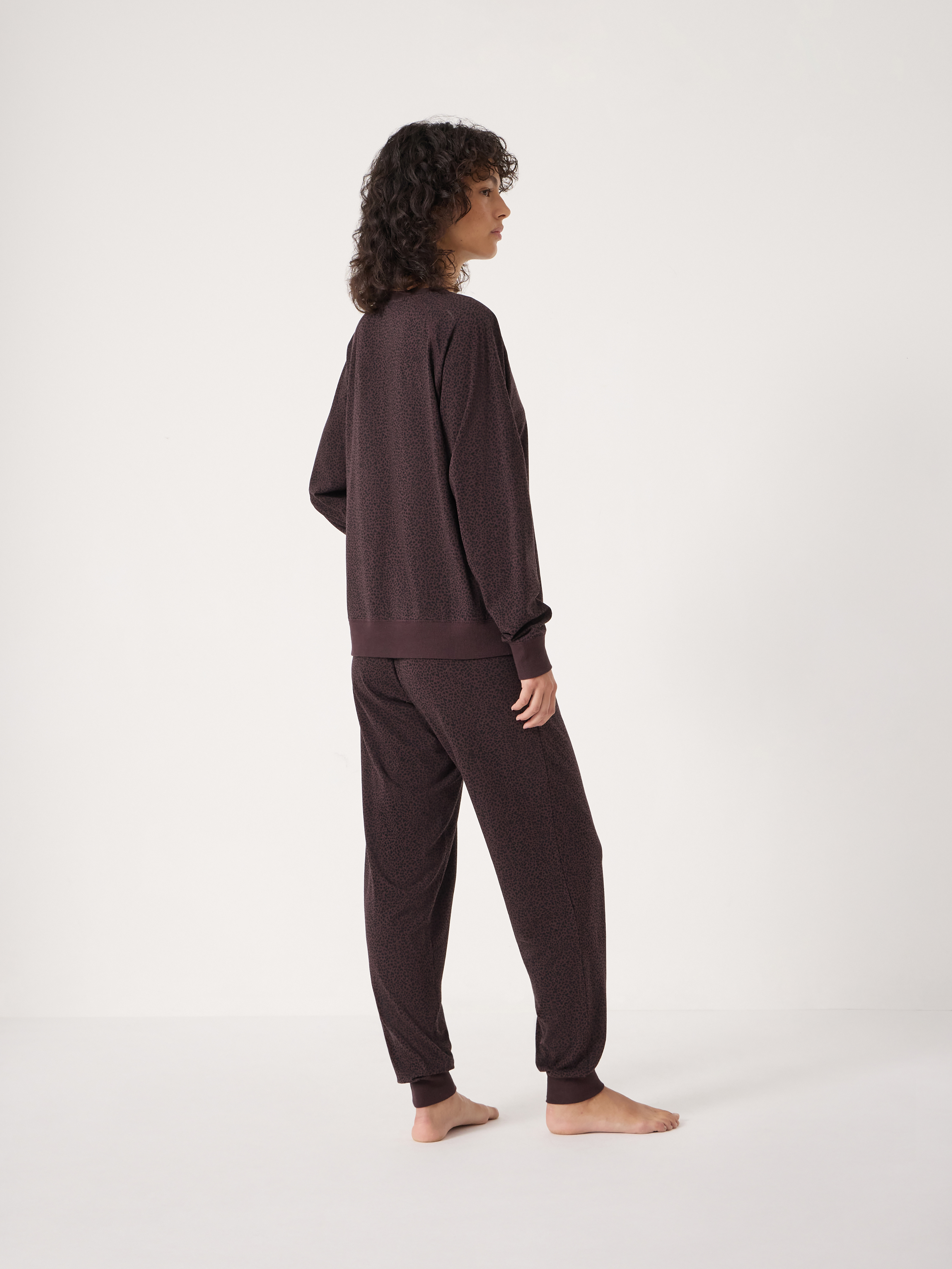 Joelle Jersey Jogger Animal Print Pyjamas