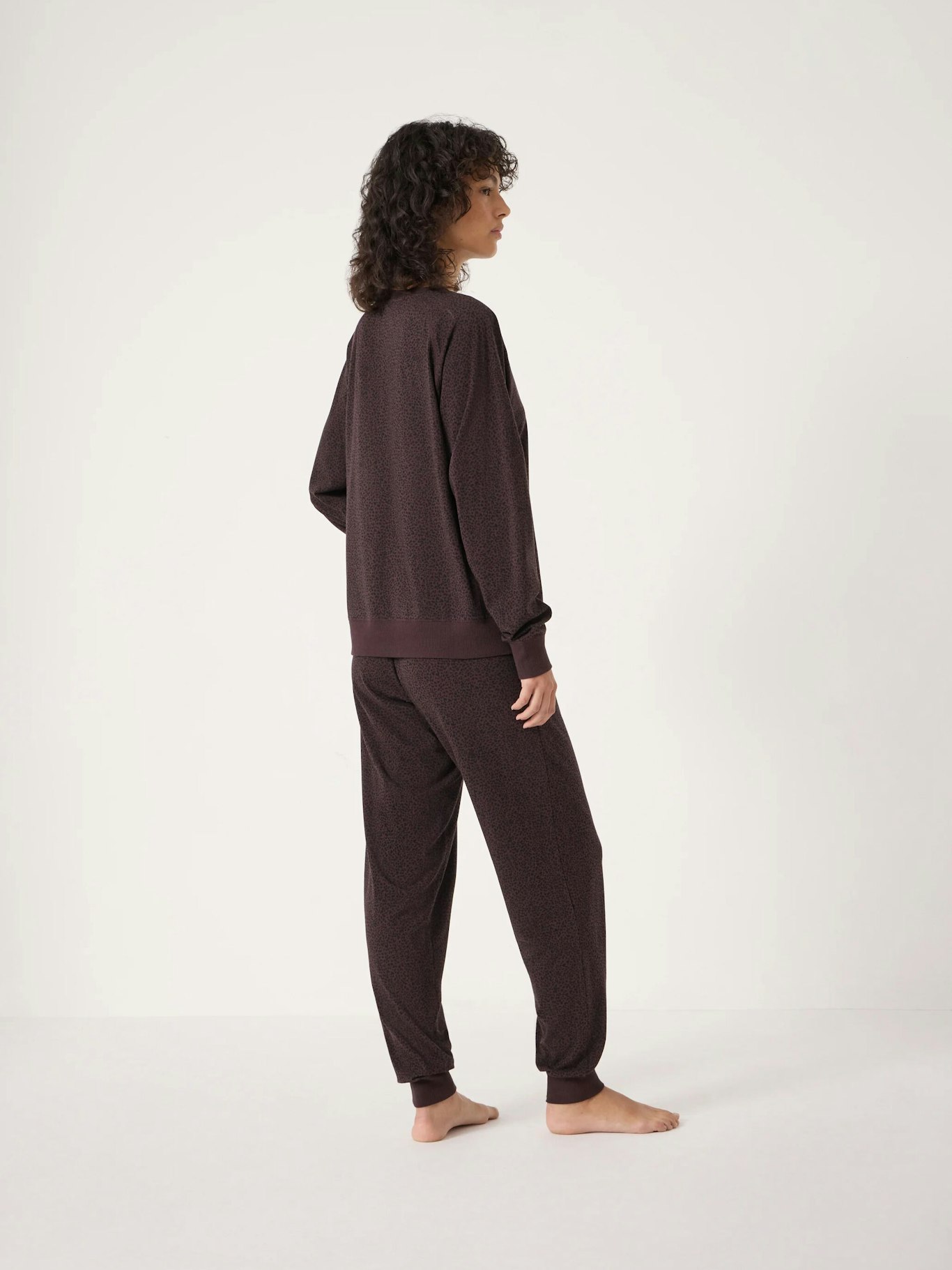 014192-4858-04 Joelle Jersey Jogger Animal Print Pyjamas
