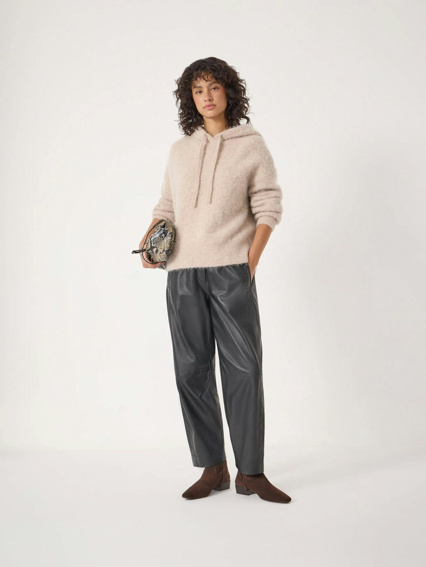014203-2860-02 Hazel Alpaca Wool Hoodie