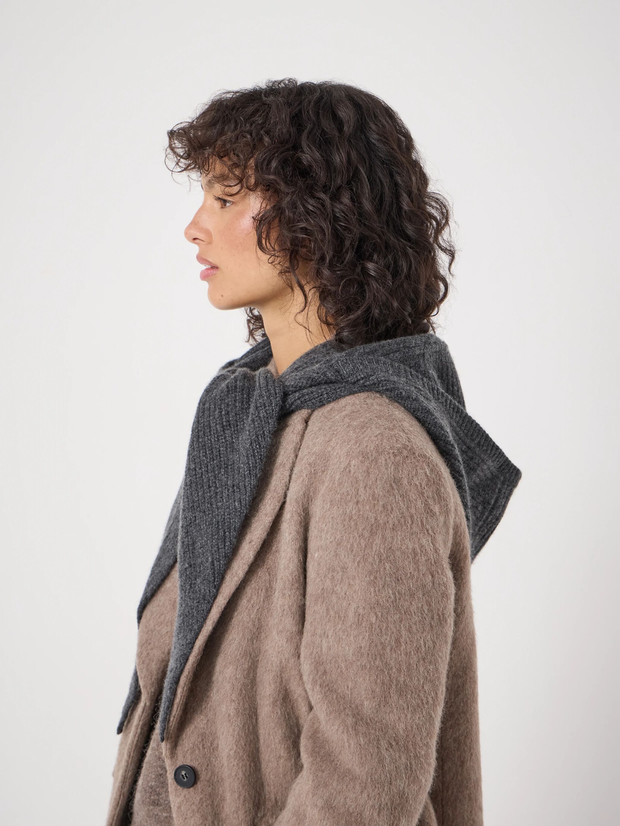 Cashmere Hooded Scarf