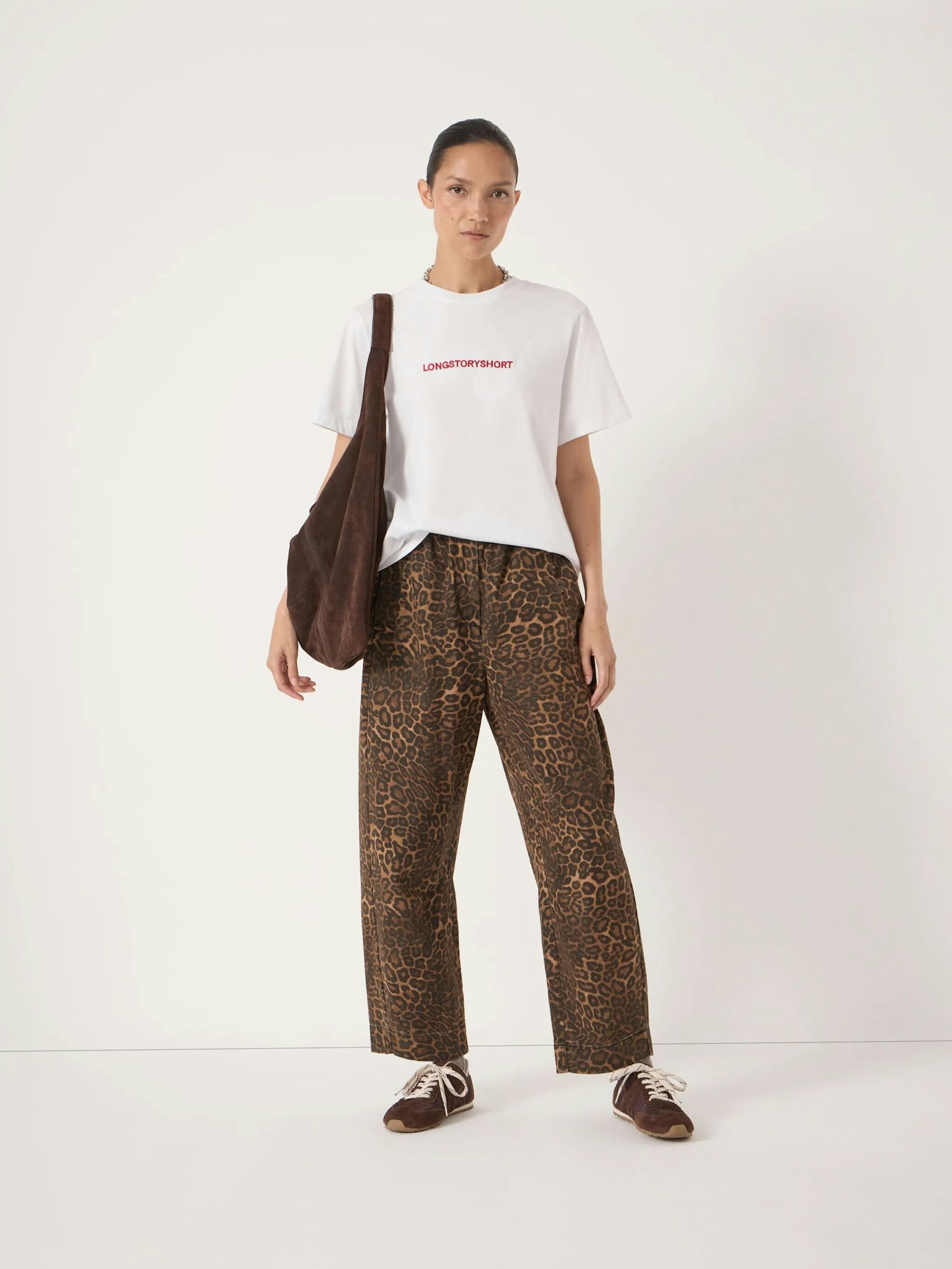 014655-0004-02 Long Story Short Slogan T-Shirt
