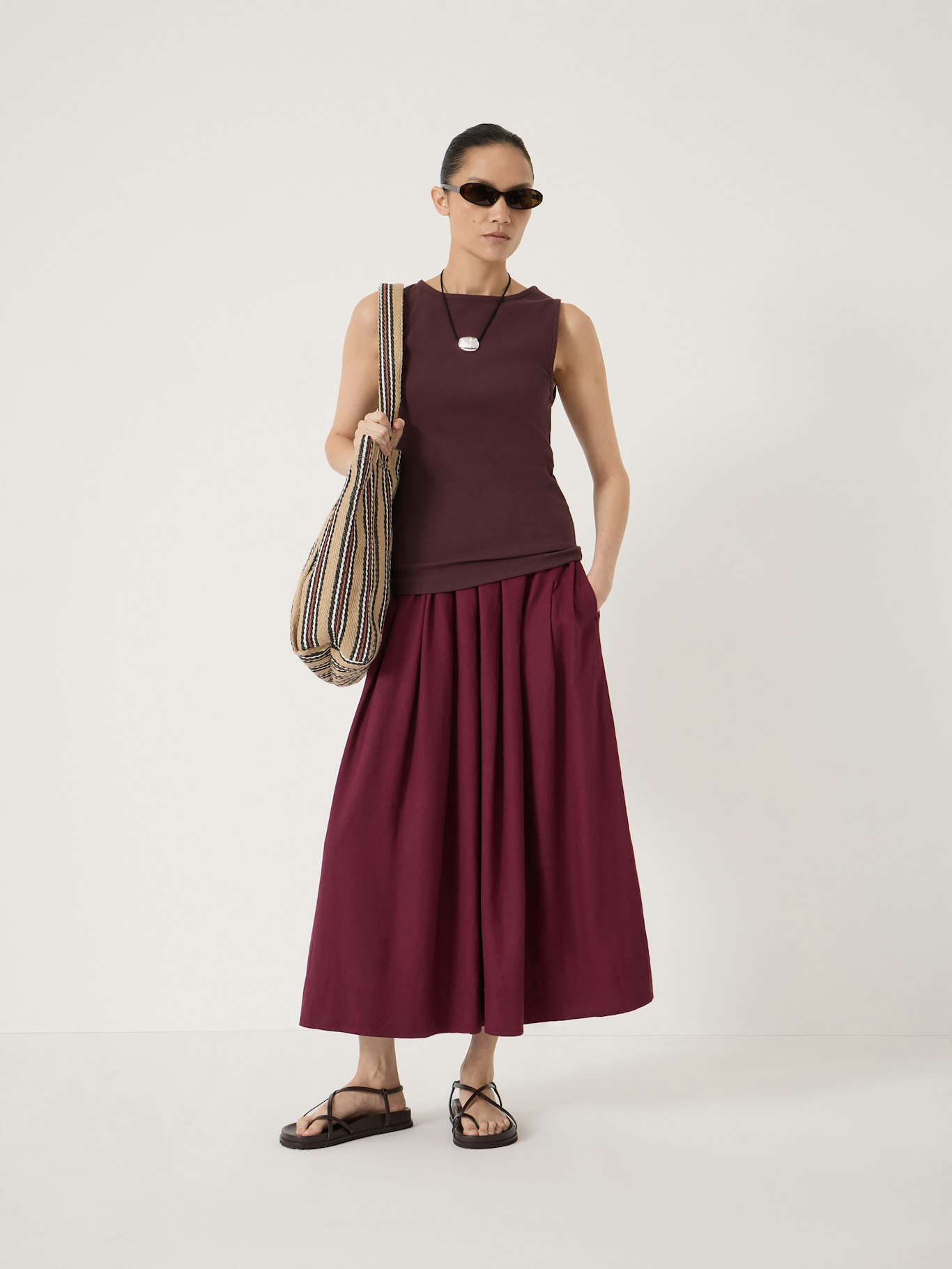014916-1312-02 Micah Slash Neck Cotton Ribbed Vest