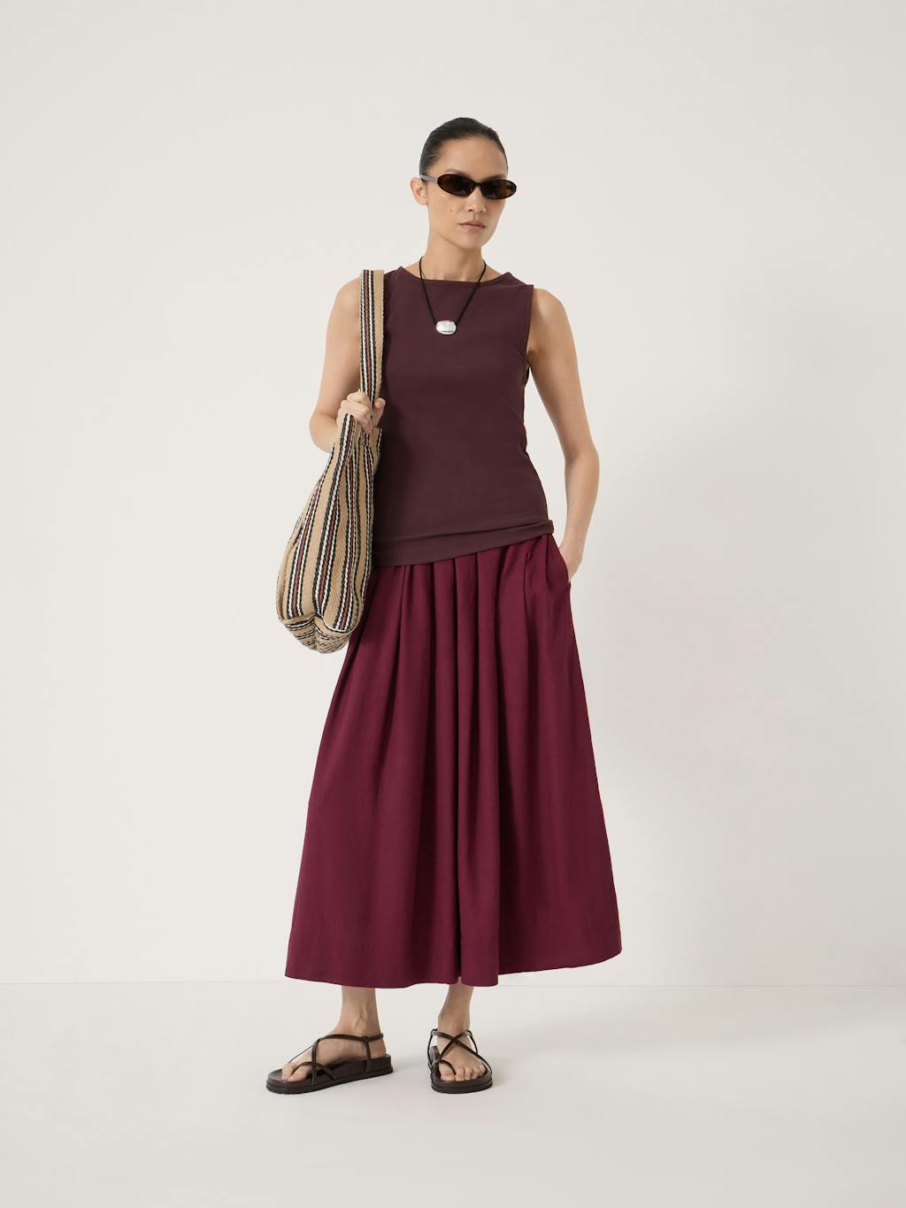 014916-1312-02 Micah Boat Neck Cotton Ribbed Vest