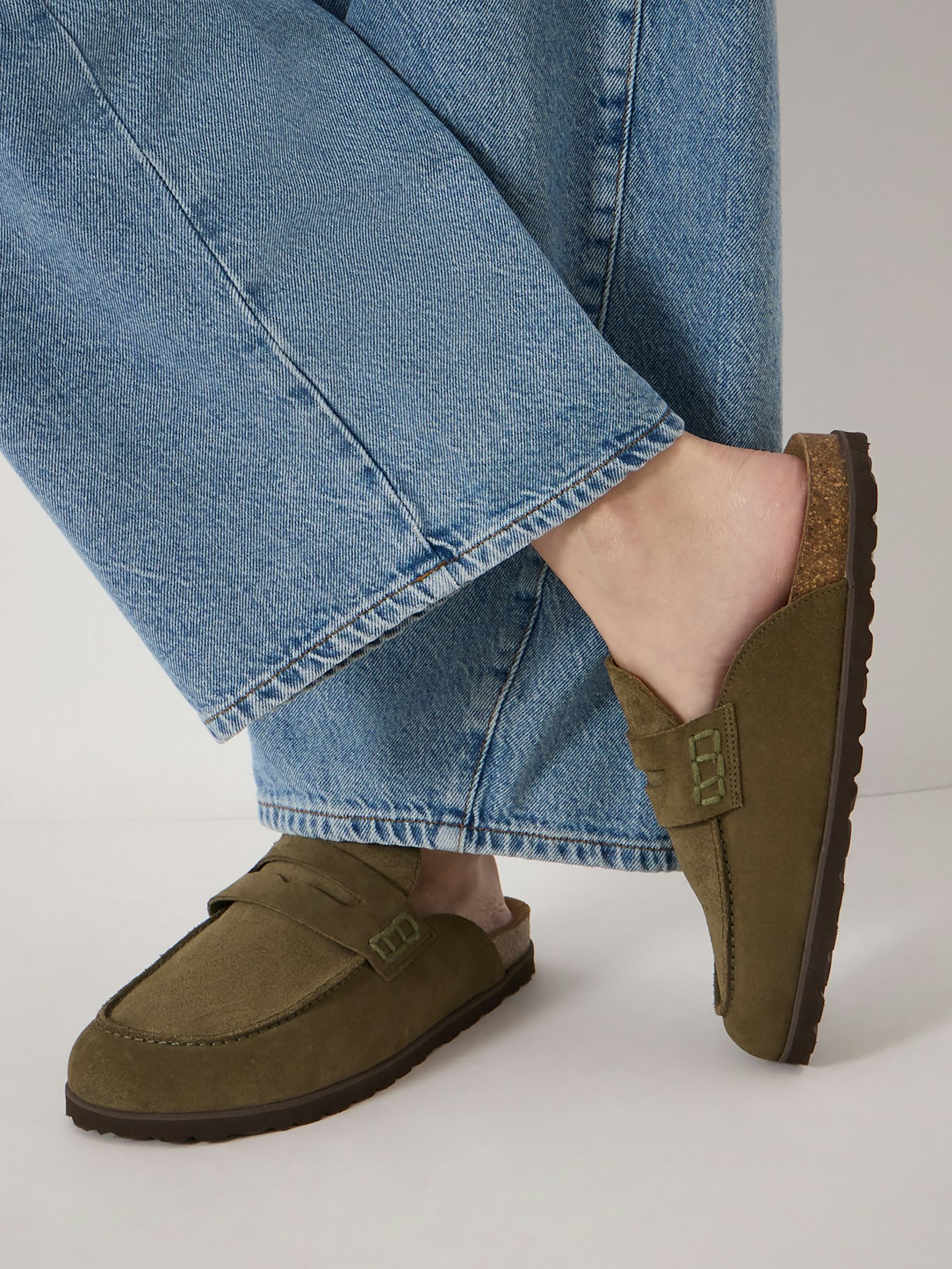 014286-2295-02 Rune Suede Padded Mules