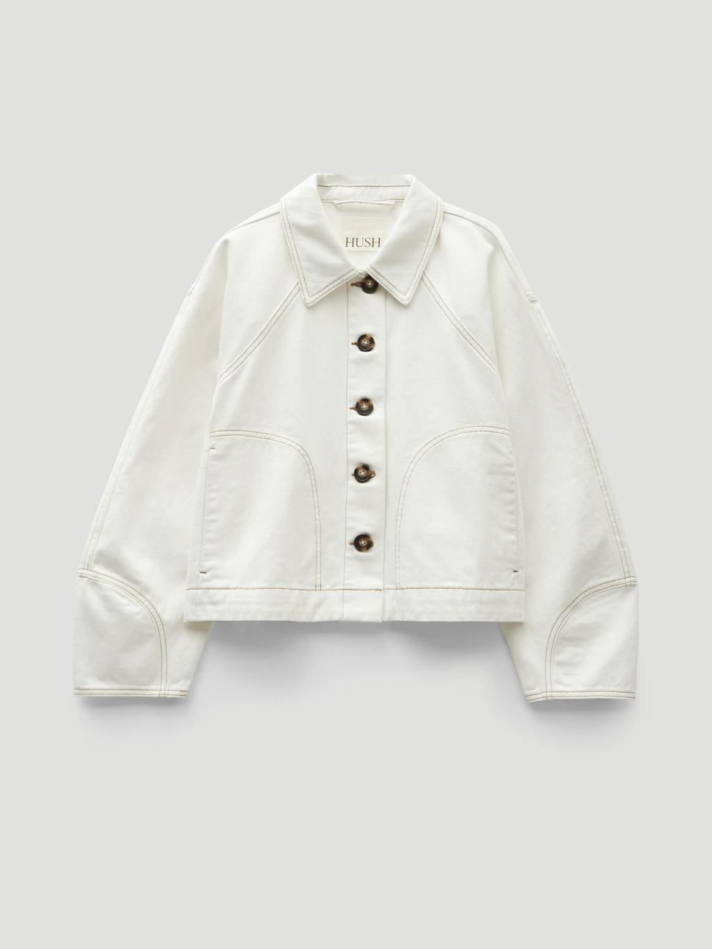 013907-0001-07 Cotton Barrel Sleeve Swing Jacket