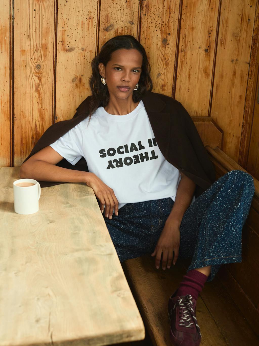 014102-0001-10 Social In Theory Graphic T-Shirt