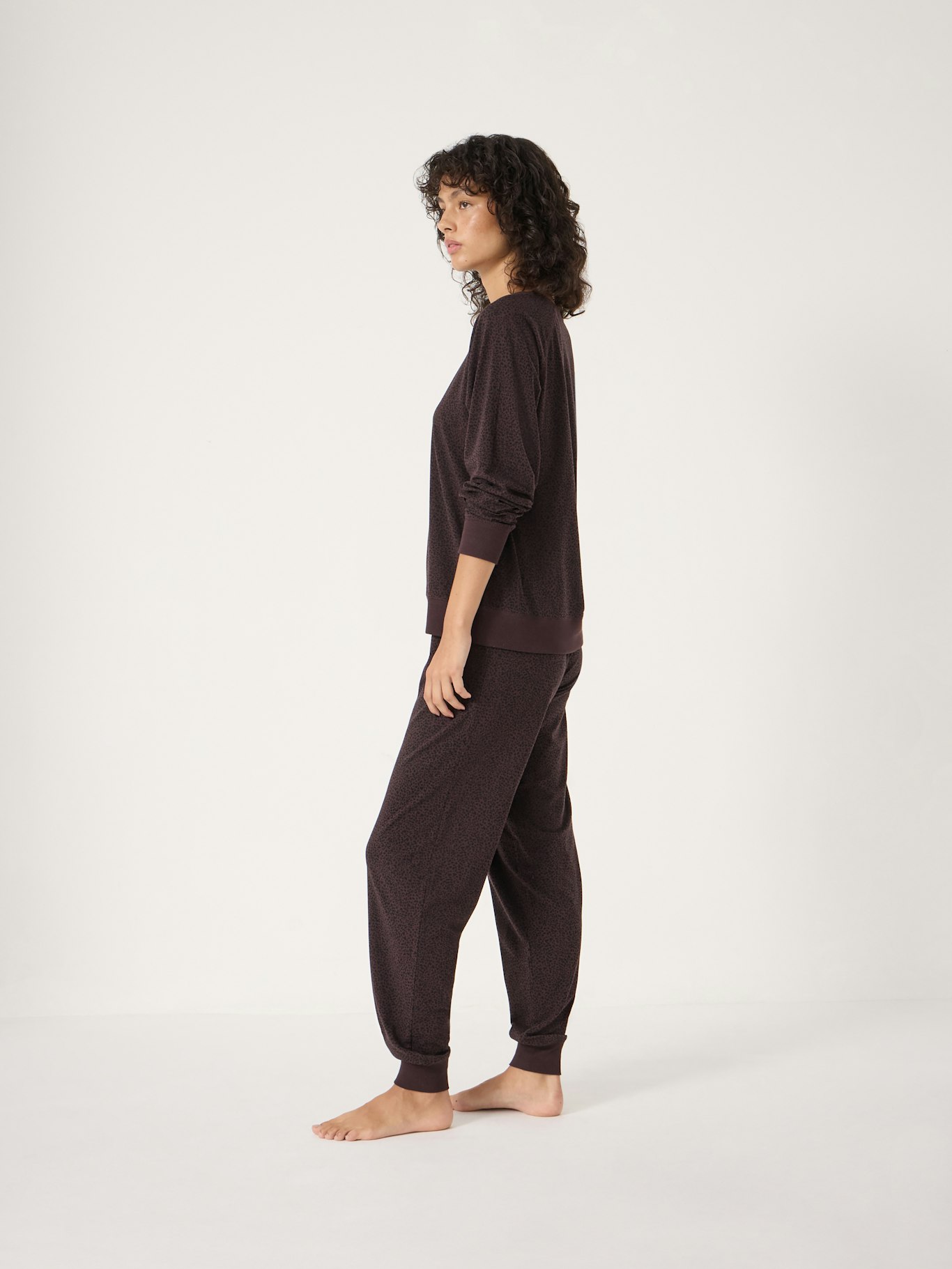 014192-4858-03 Joelle Jersey Jogger Animal Print Pyjamas
