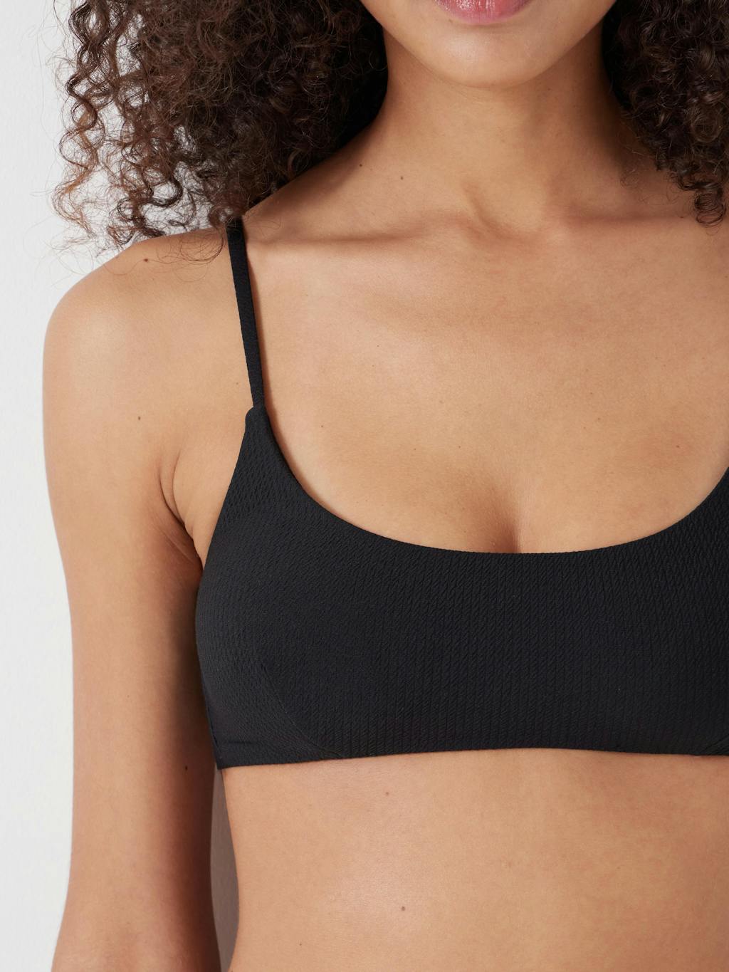 013234-0456-04 Square Neck Texture Bikini Top