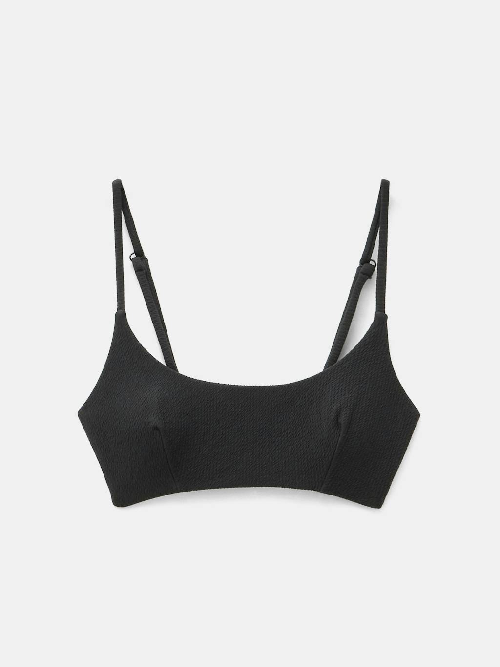 013234-0456-07 Square Neck Texture Bikini Top