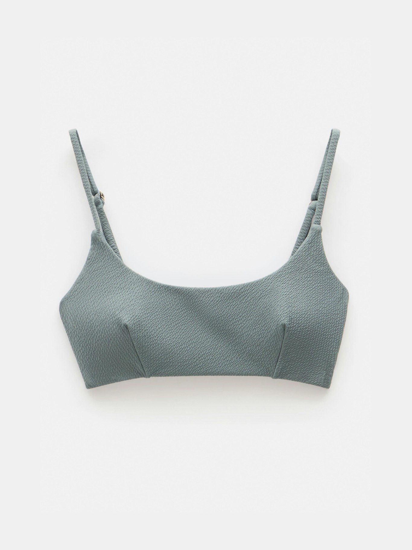 013234-2274-07 Square Neck Texture Bikini Top